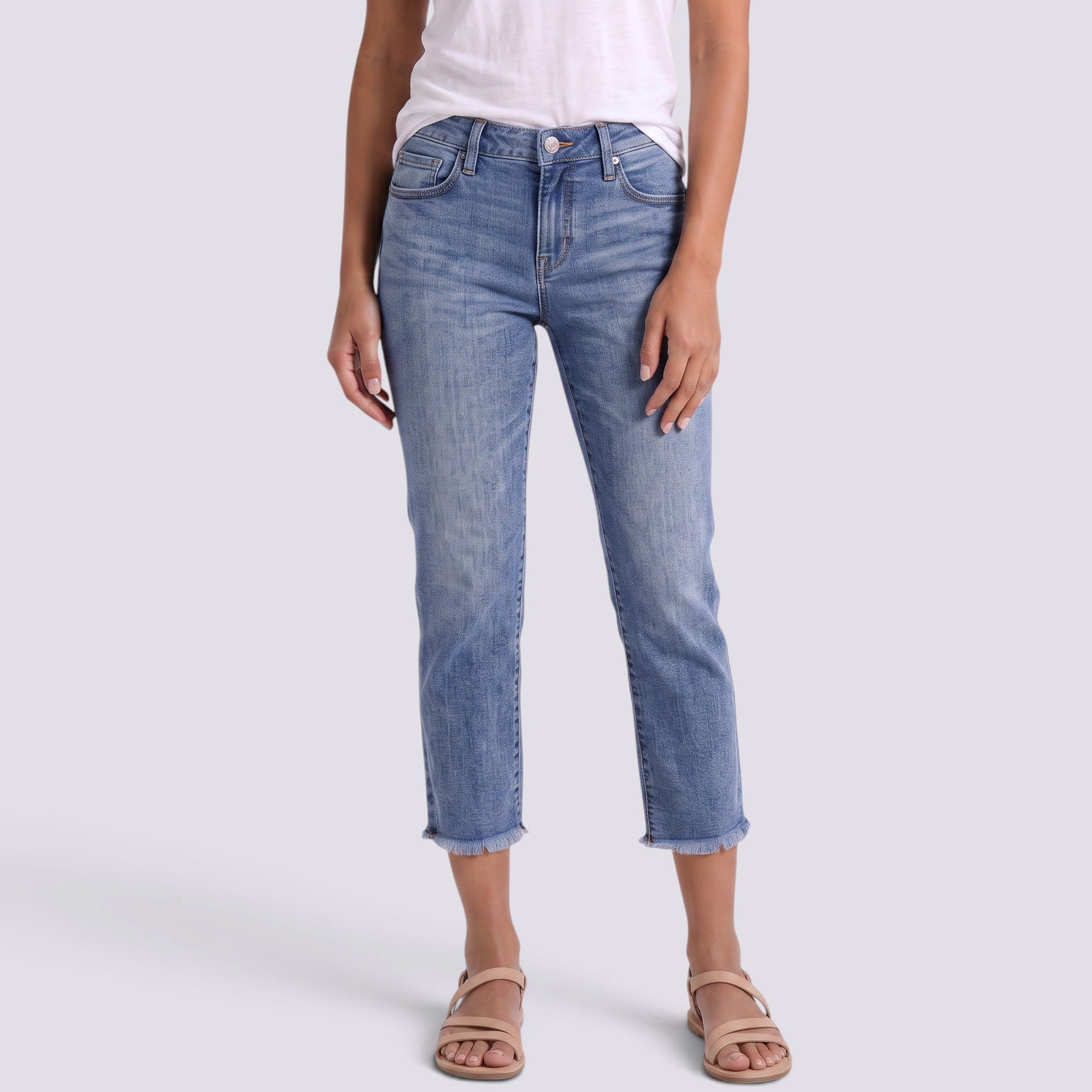 Pantalón Vaquero Mujer Slim Cintura Alta
