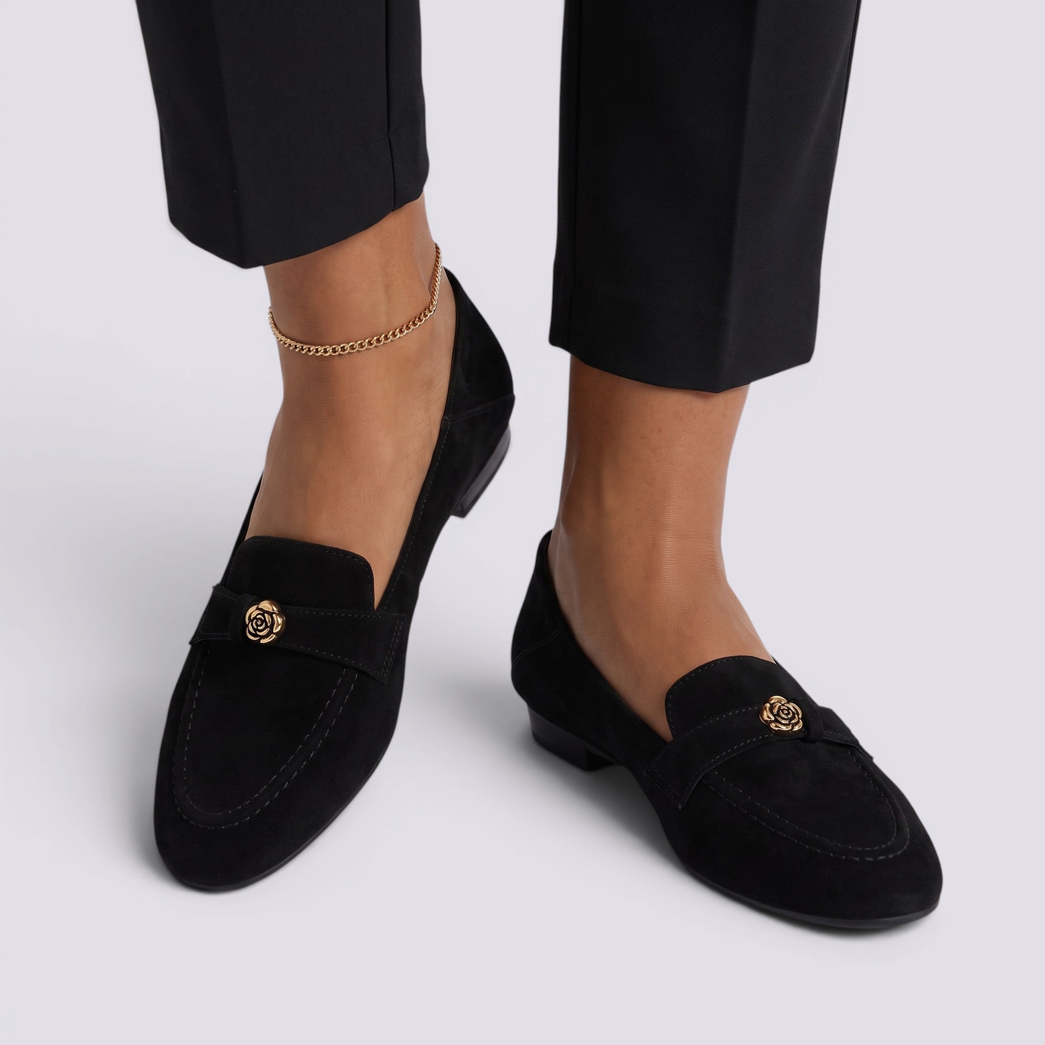 Zapatos Mujer Mocasines Tacón Bajo Elegantes
