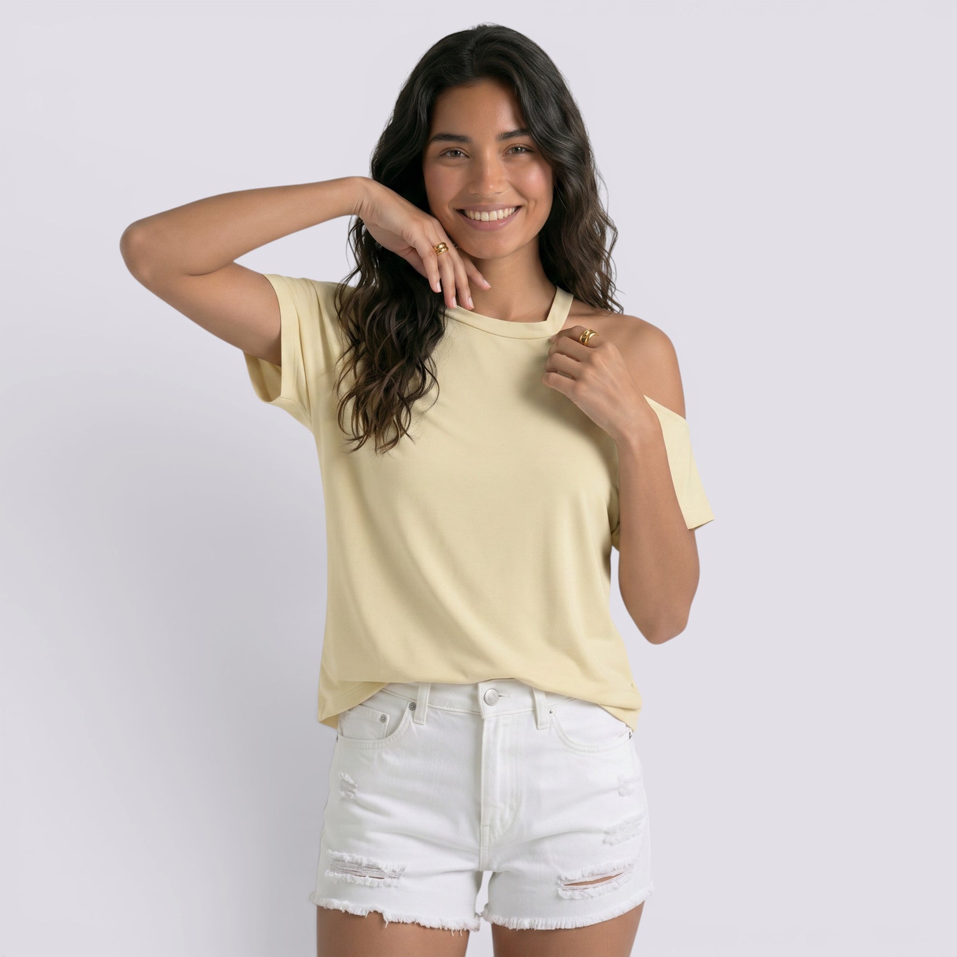 Camiseta Mujer Manga Larga Holgada
