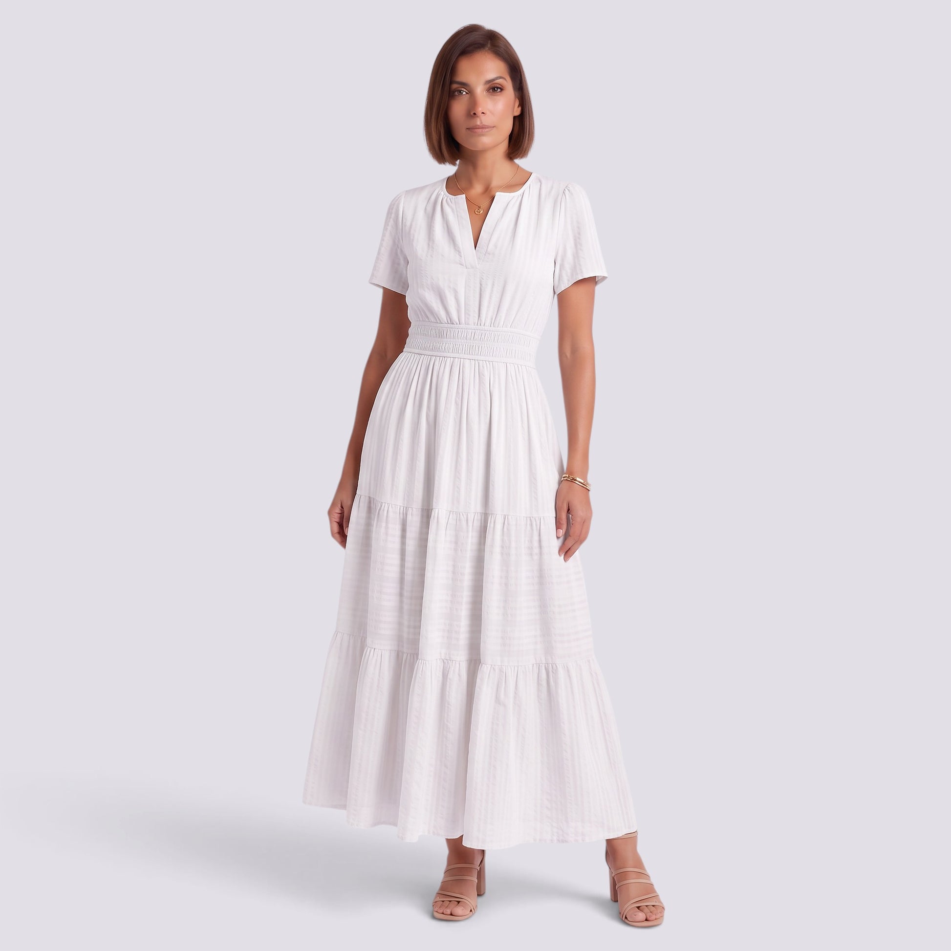 Vestido Largo Mujer Verano con Bolsillos