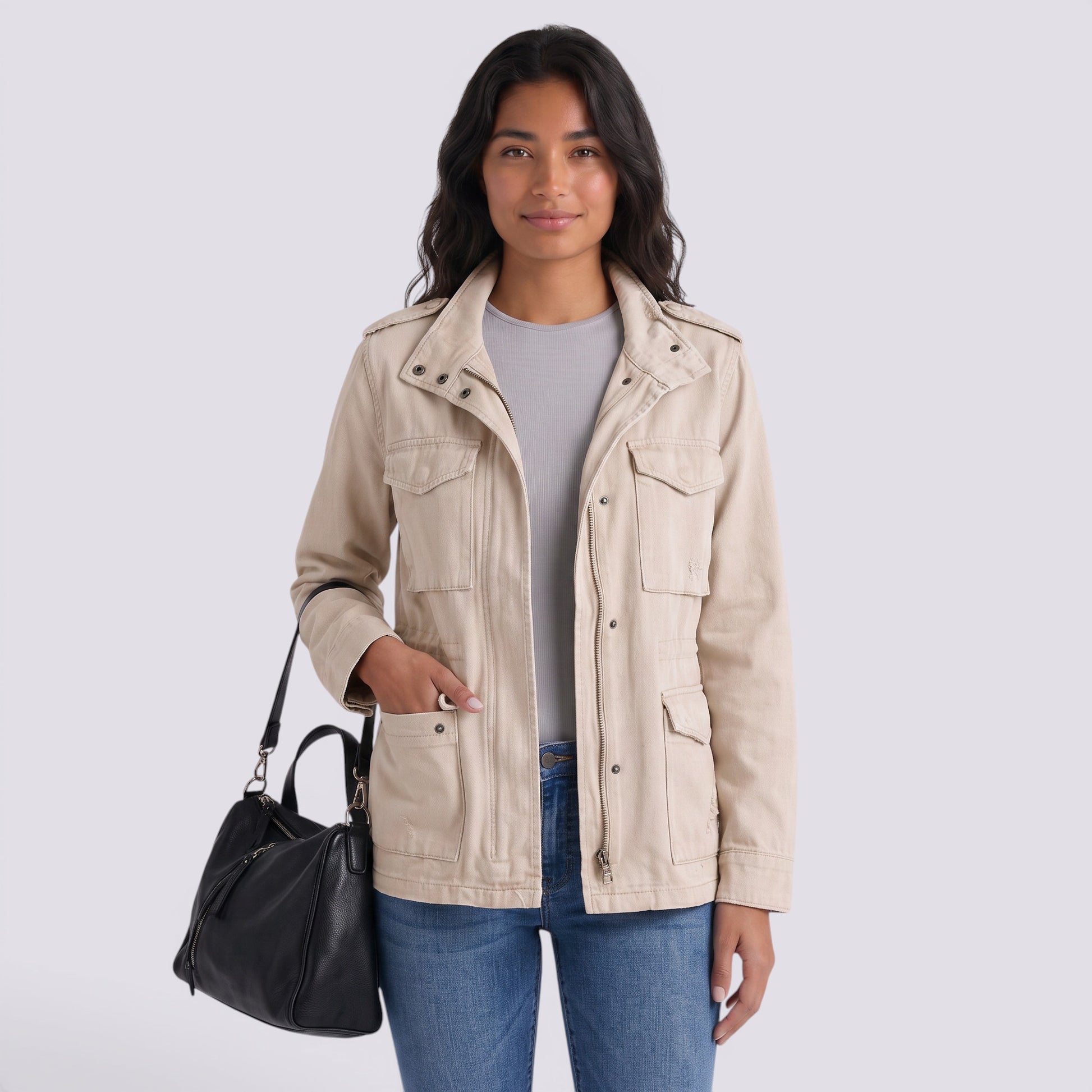 Chaqueta Mujer Utility de Entretiempo