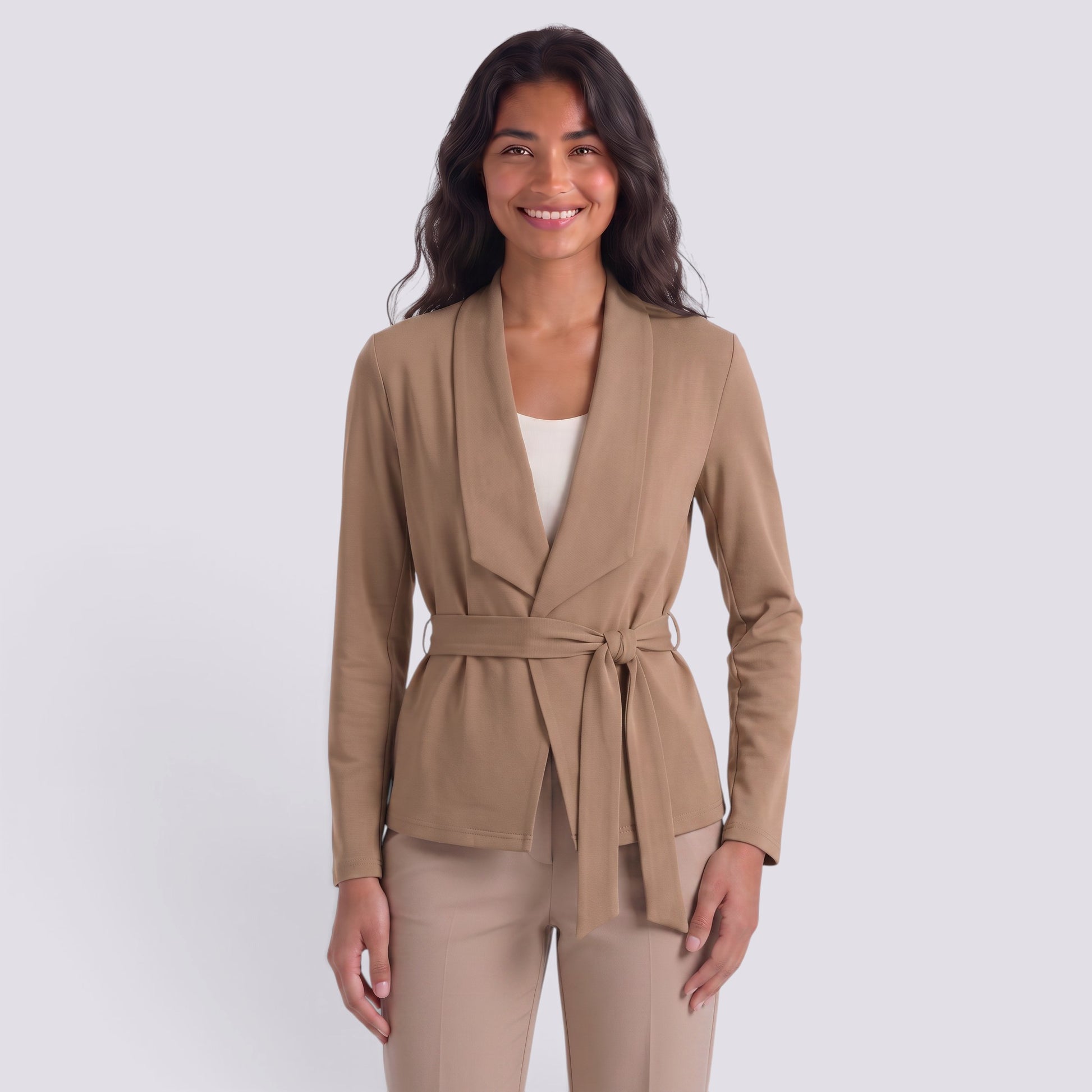 Cárdigan Mujer Manga Larga Elegante