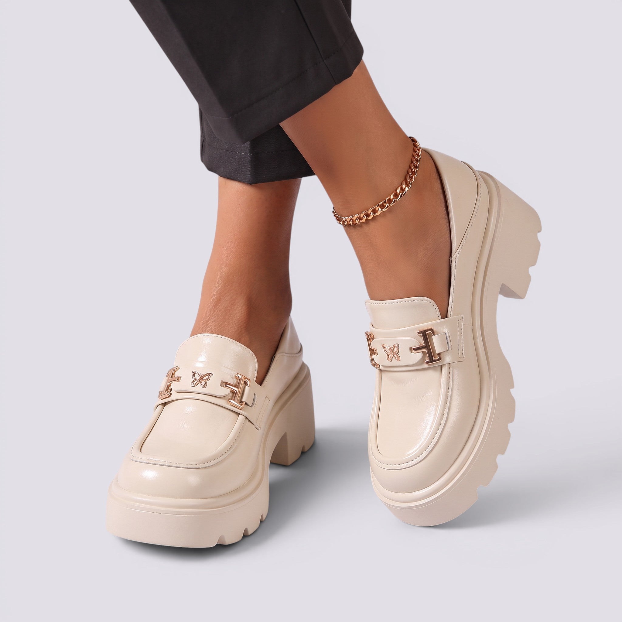 Zapatos Mujer de Tacón Grueso