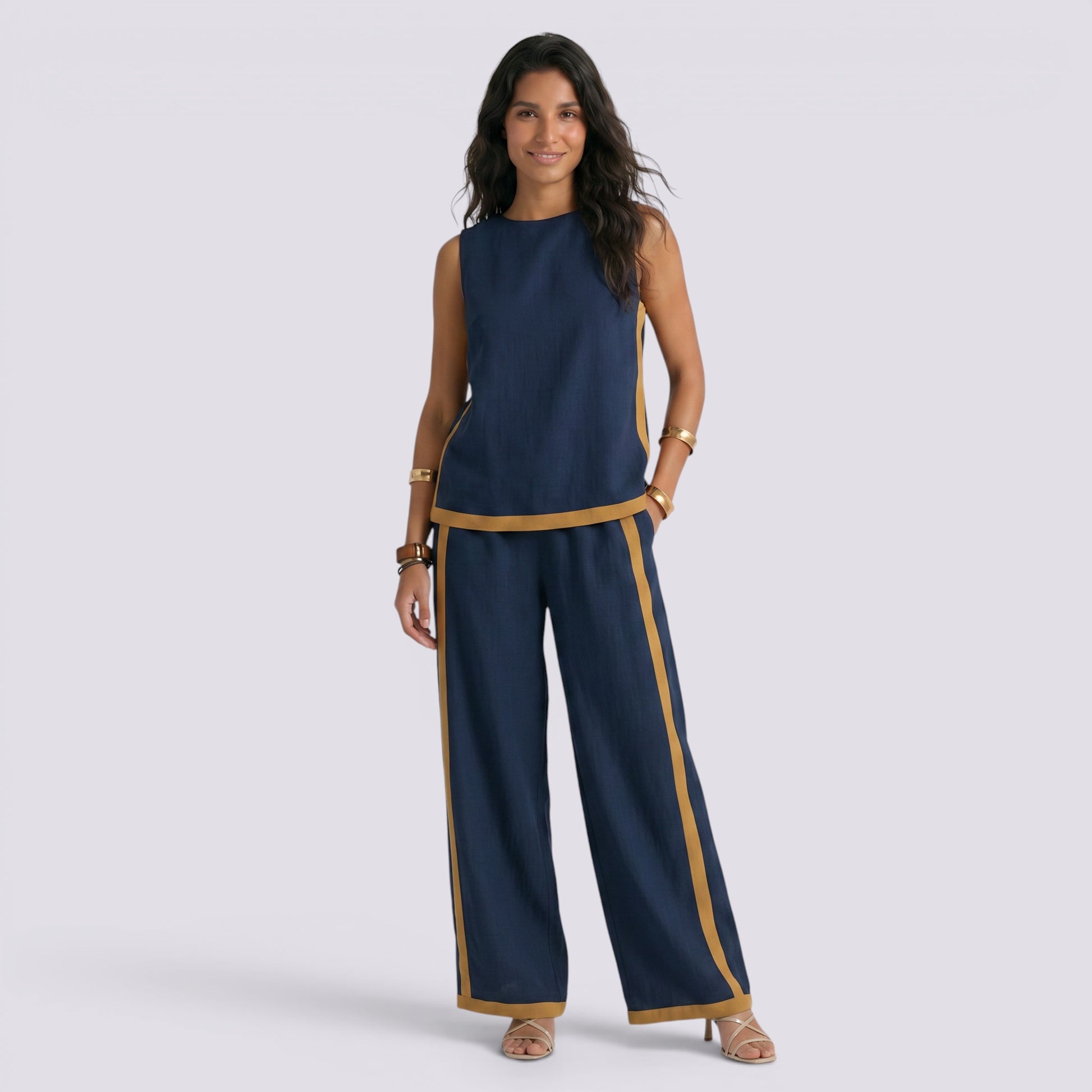 Conjunto Mujer Dos Piezas Elegante Verano
