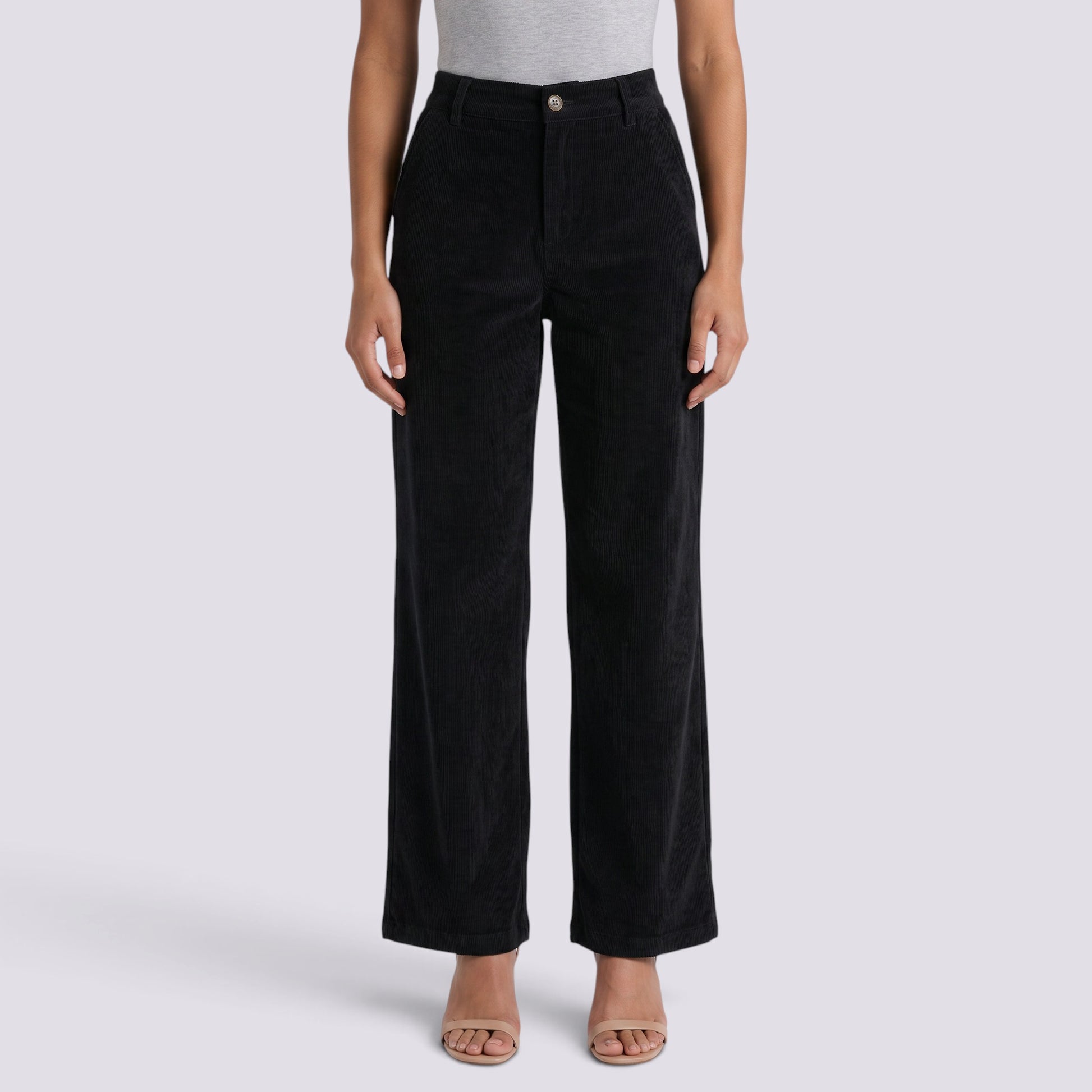 Pantalón Mujer Recto Tiro Alto