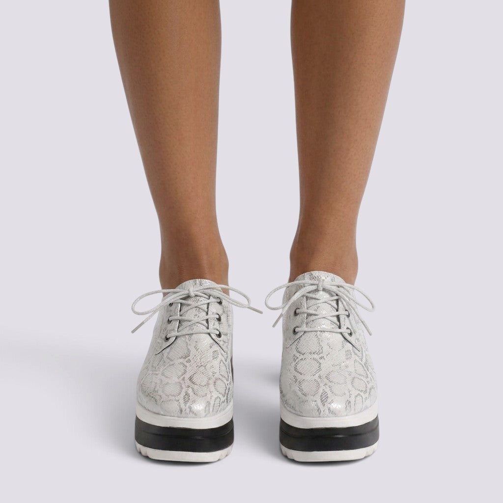 Zapatillas Plataforma Mujer Cordones