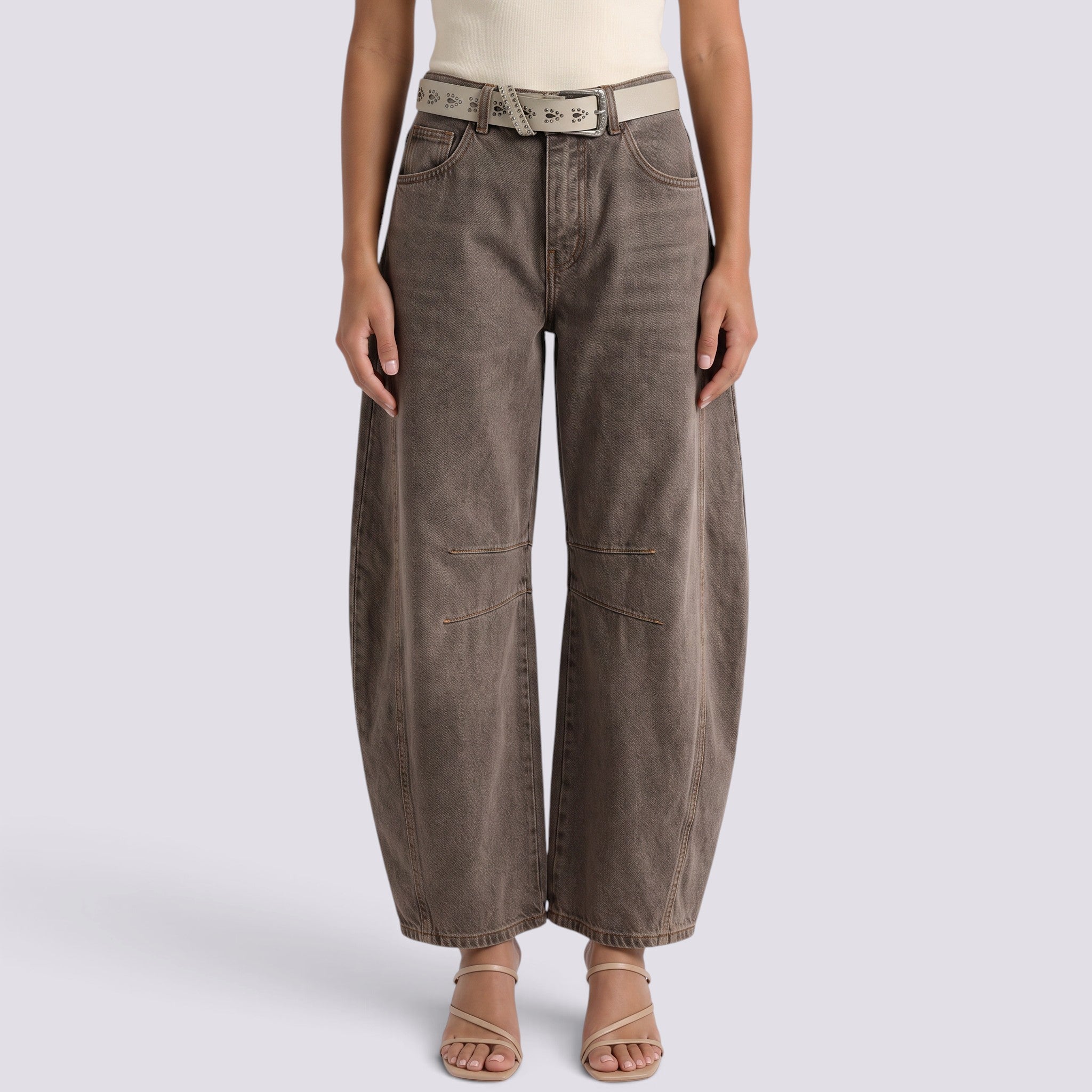 Pantalón Ancho Mujer Fluido Elegante