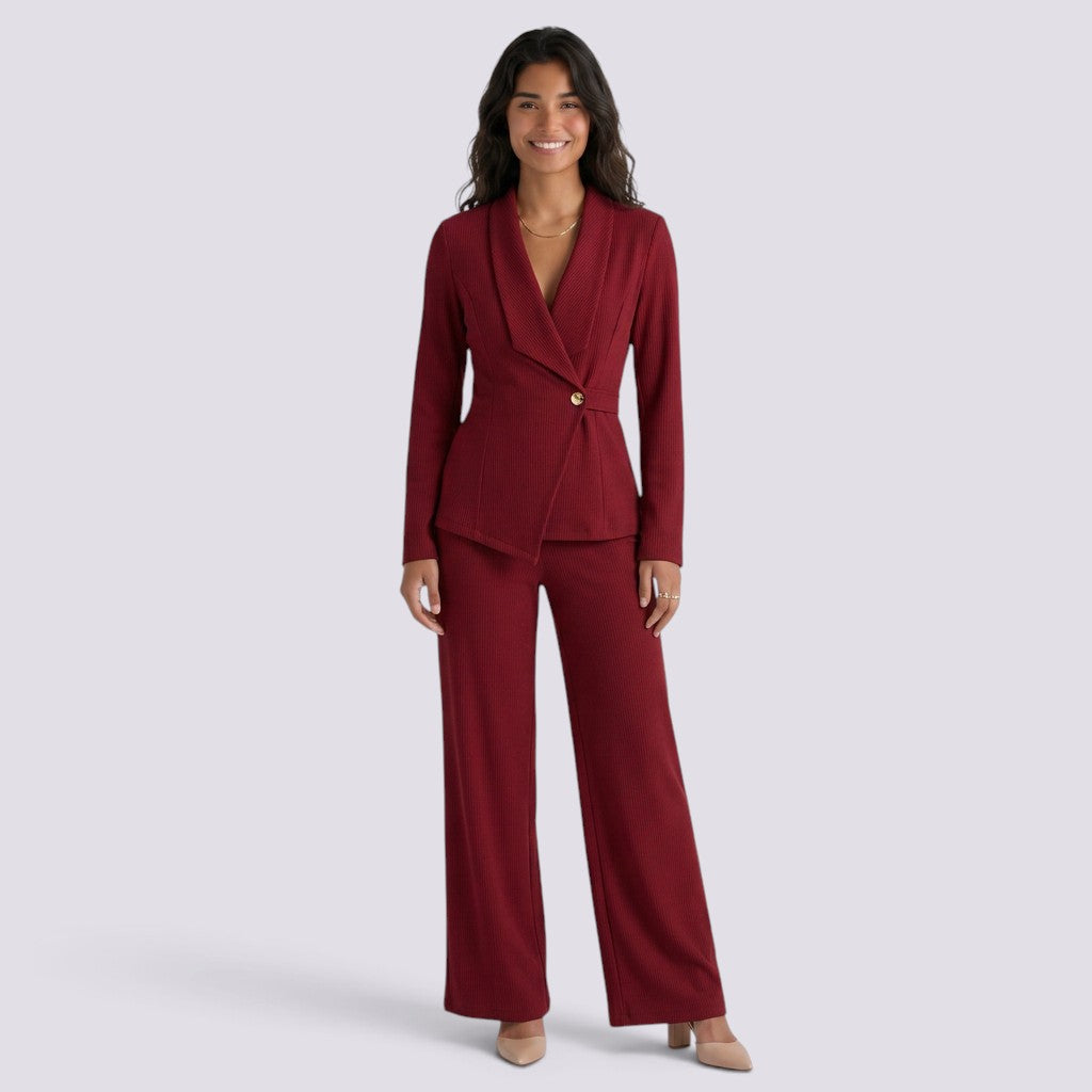 Conjunto Blazer Pantalón Mujer Elegante