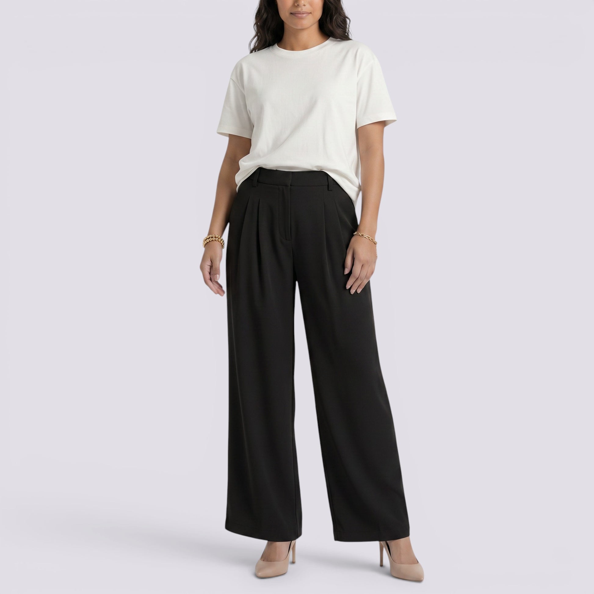 Pantalones Palazzo Mujer Elegantes