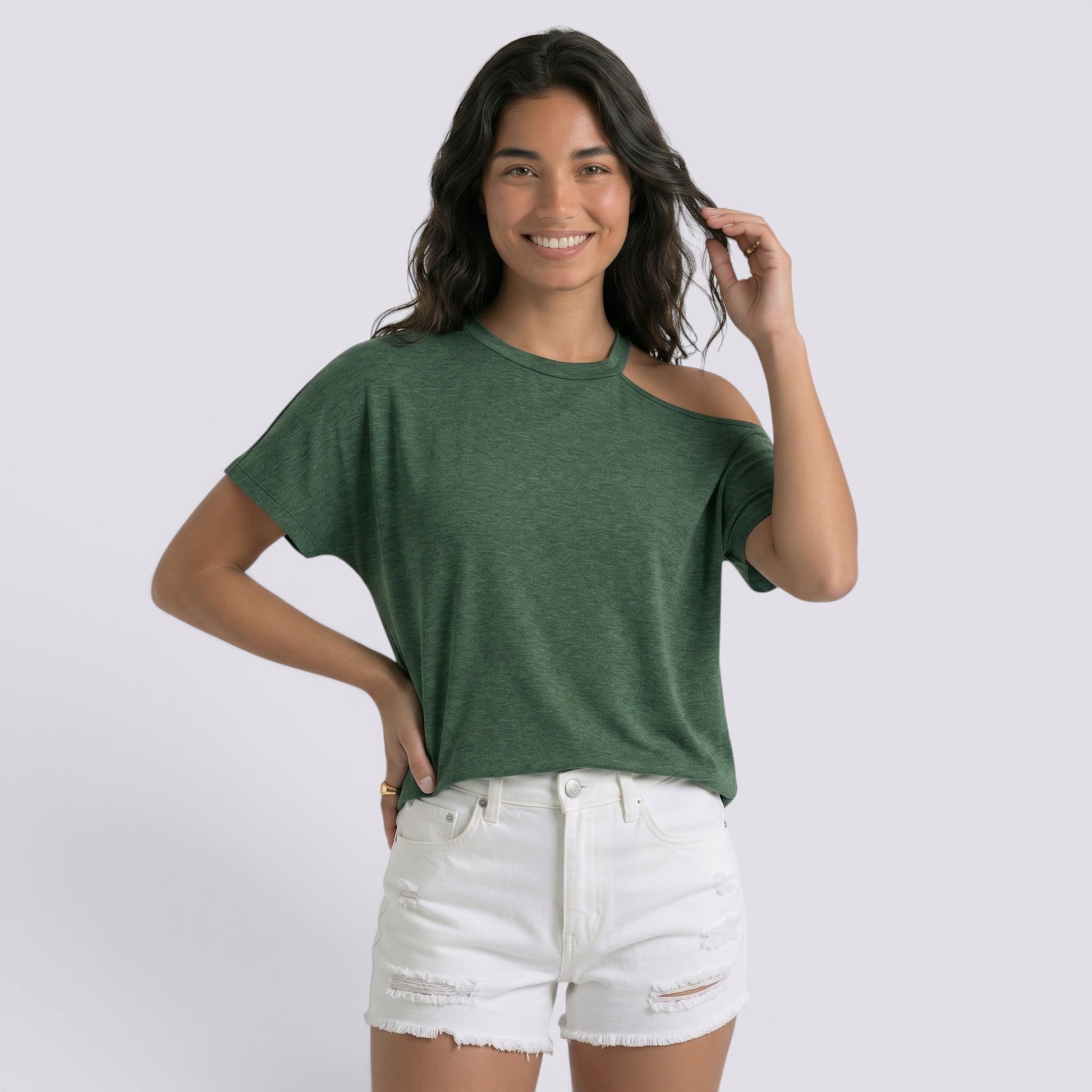 Camiseta Mujer Manga Larga Holgada