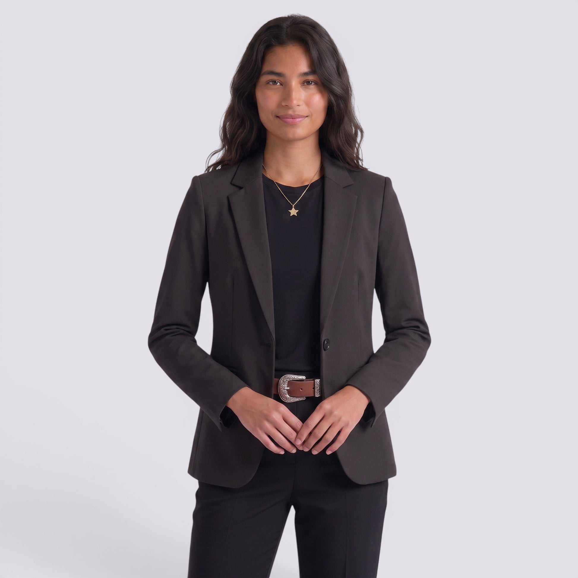 Blazer Mujer Entallado Elegante Americana
