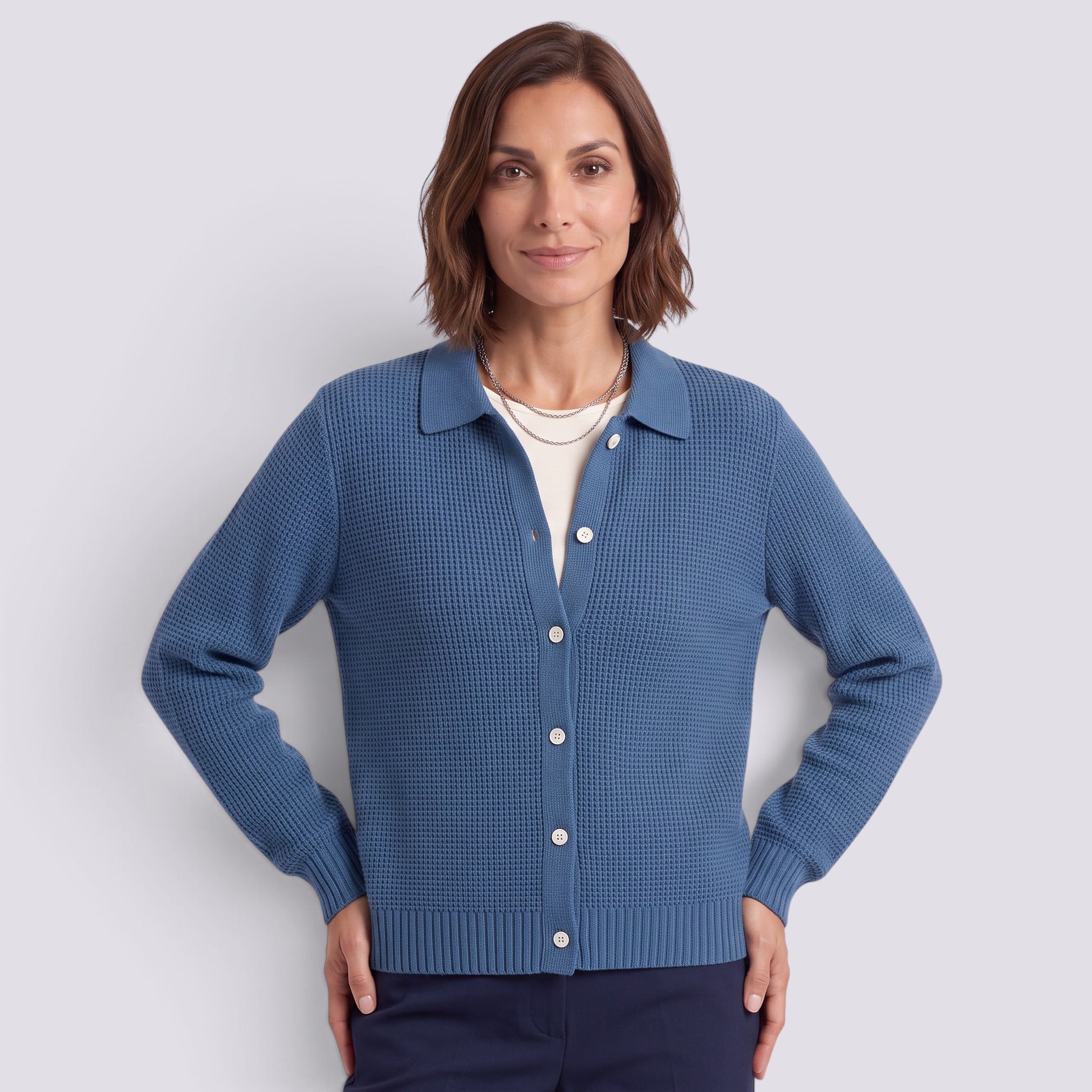 Cárdigan Mujer de Punto con Botones