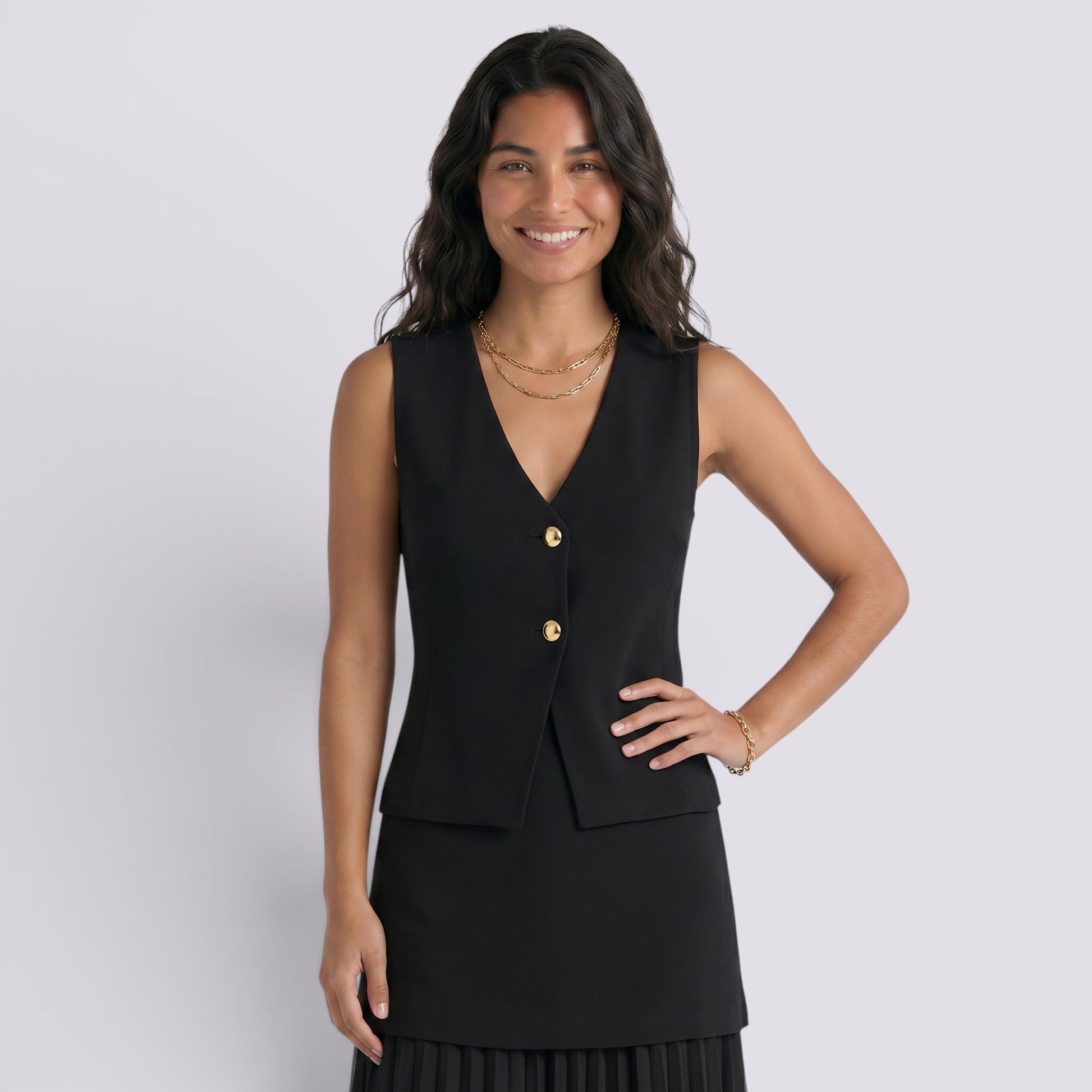 Top de Punto Mujer Elegante
