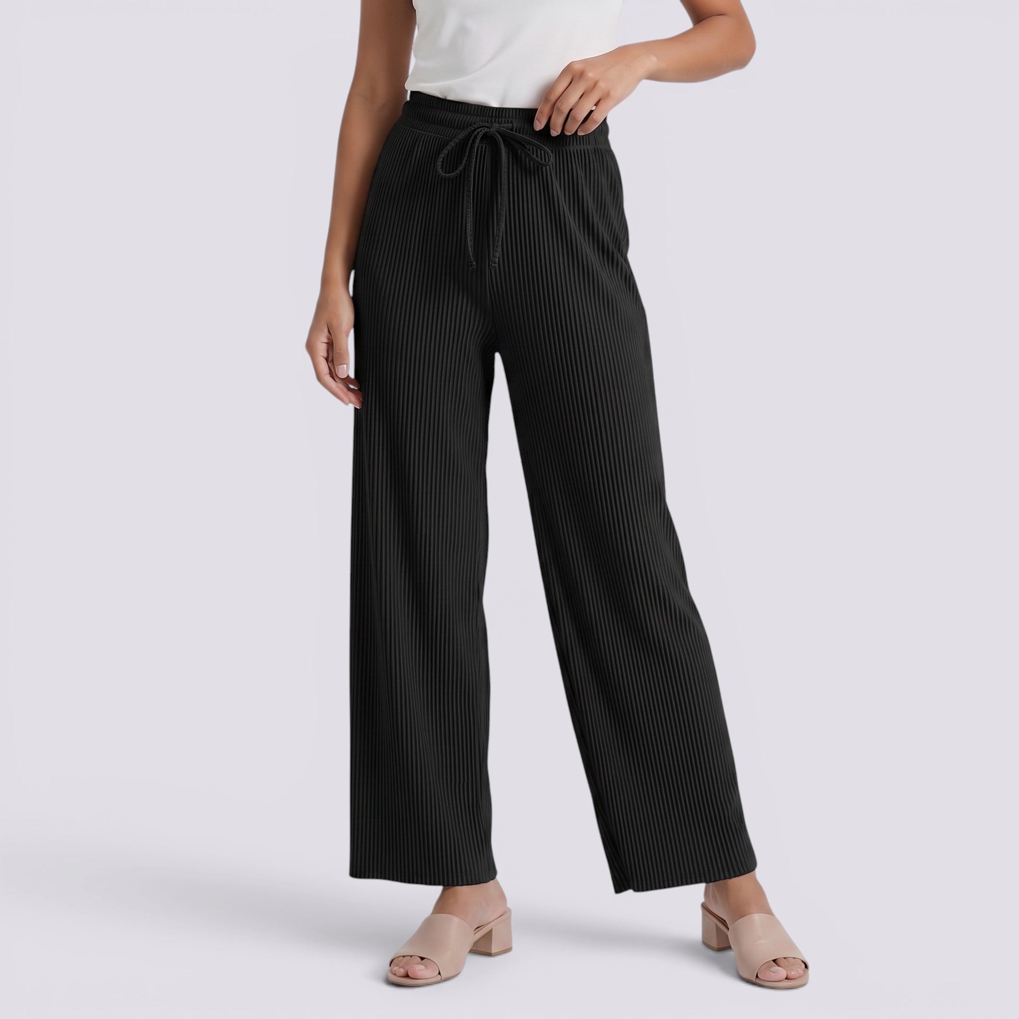 Pantalón Palazzo Mujer Verano Fluido Verano