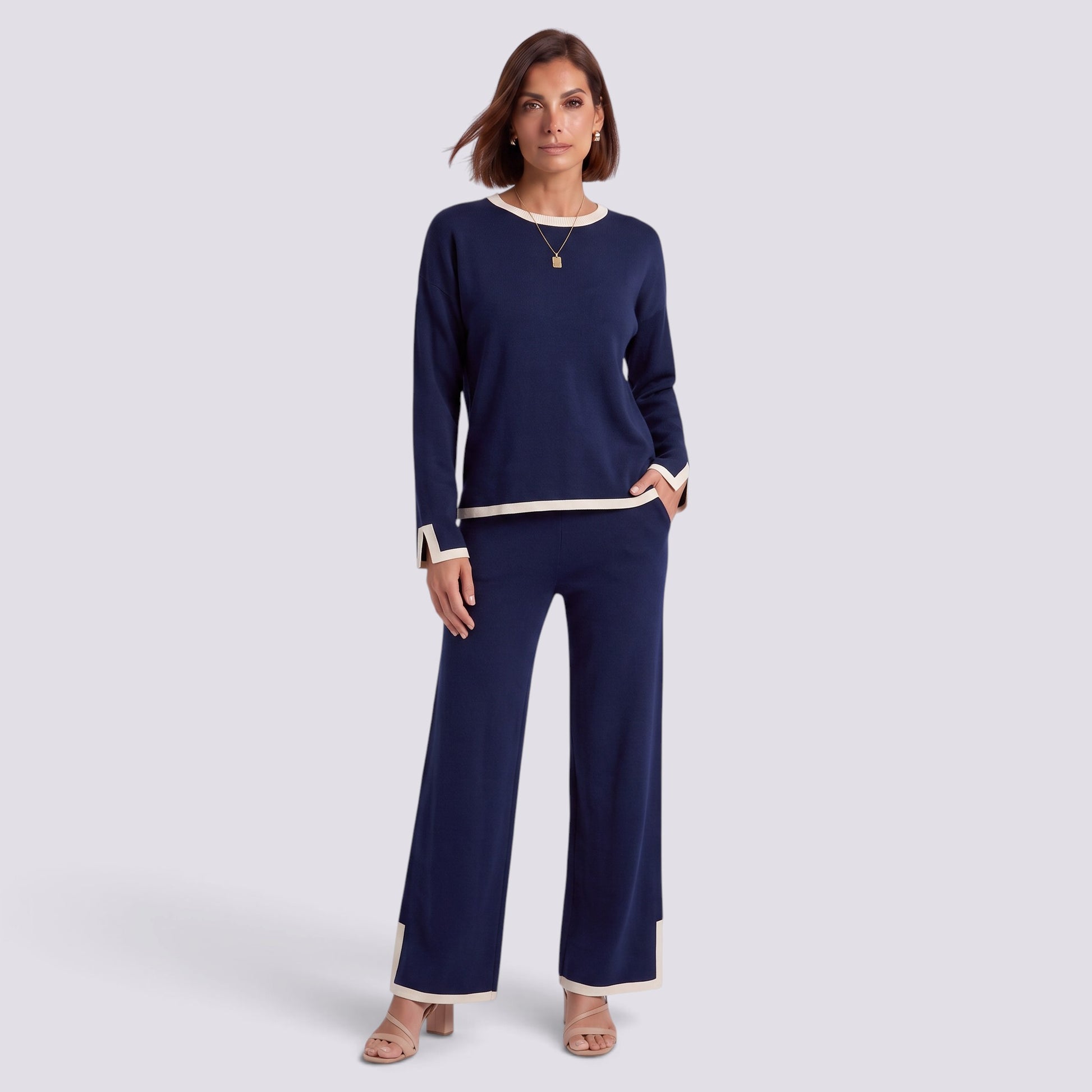 Conjunto Mujer Dos Piezas de Punto