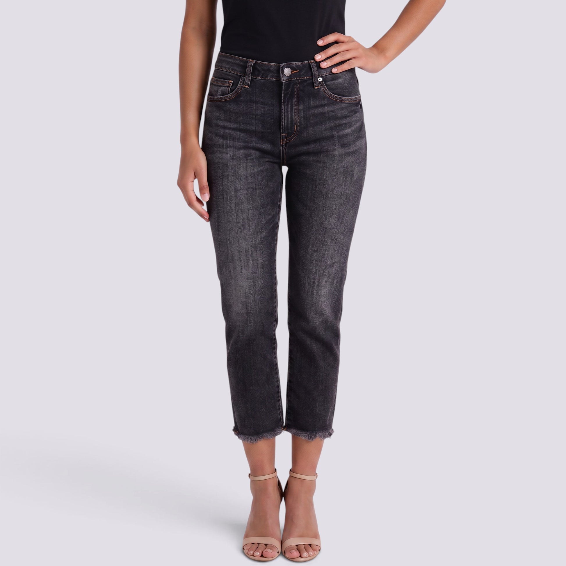 Pantalón Vaquero Mujer Slim Cintura Alta