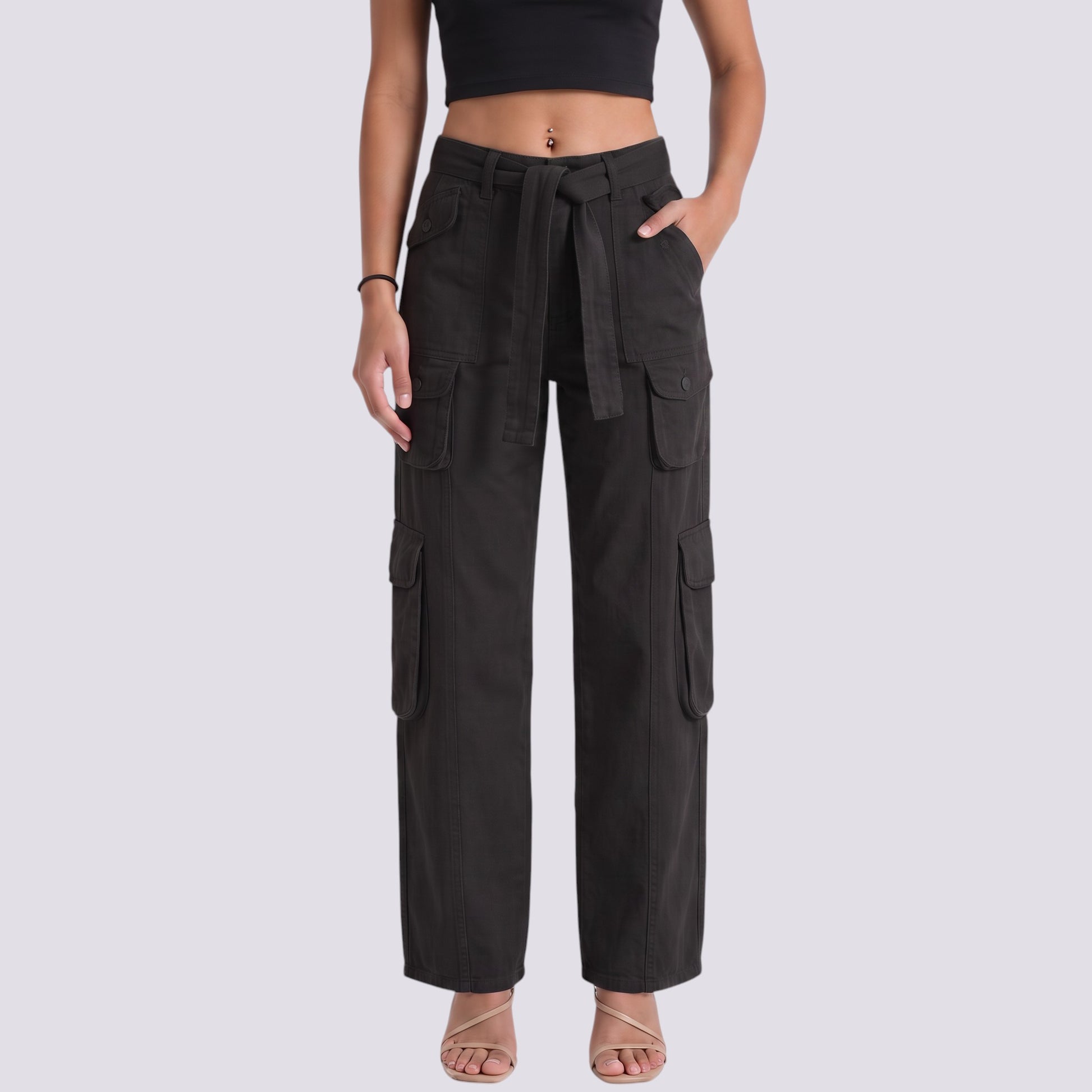 Pantalones Vaqueros Mujer Corte Recto