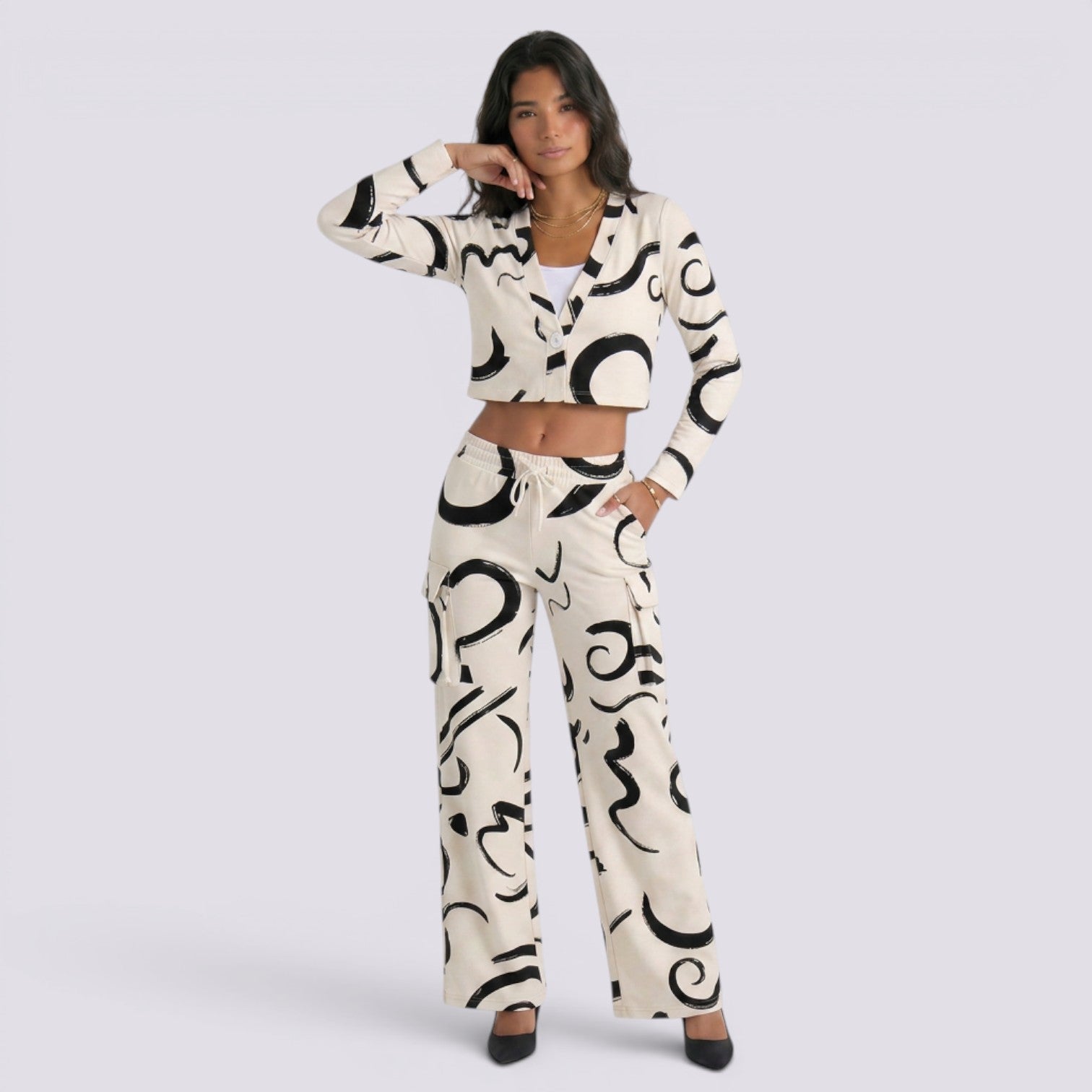 Conjunto Cargo Mujer Dos Piezas