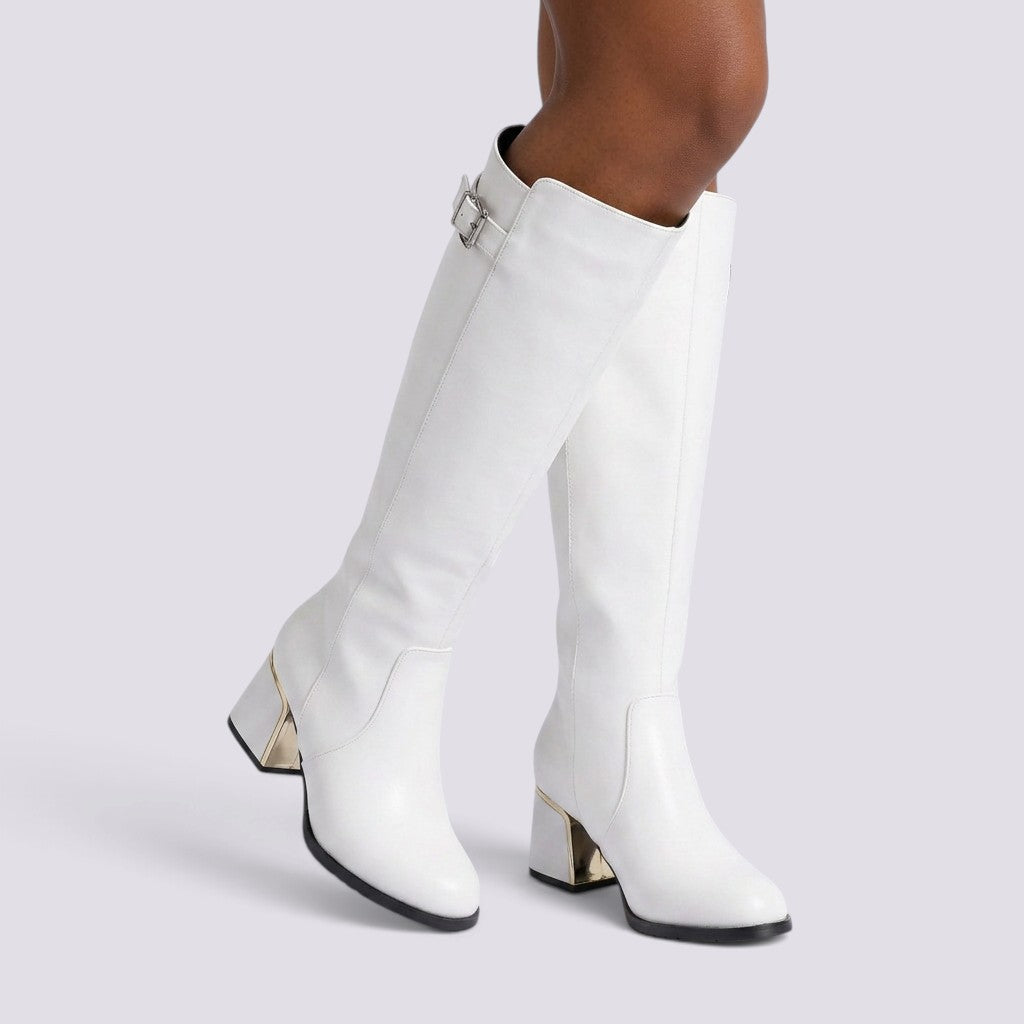 Botas Altas Mujer con Hebilla