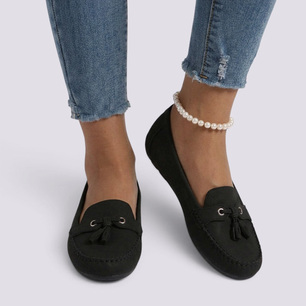 Mocasines Mujer Cómodos Punta Redonda