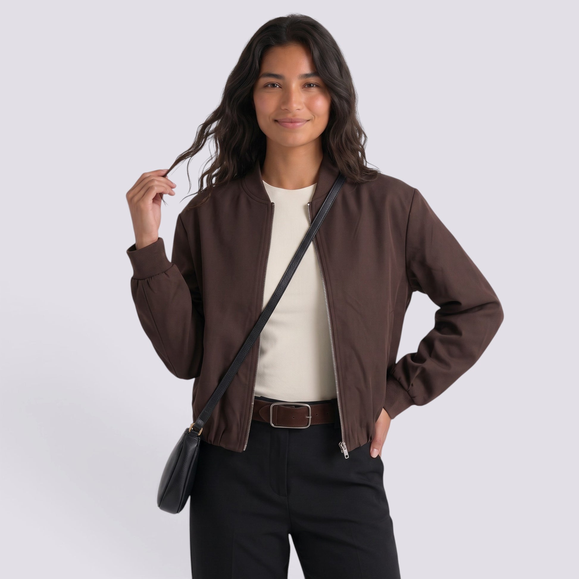 Chaqueta Corta Mujer de Entretiempo Manga Larga