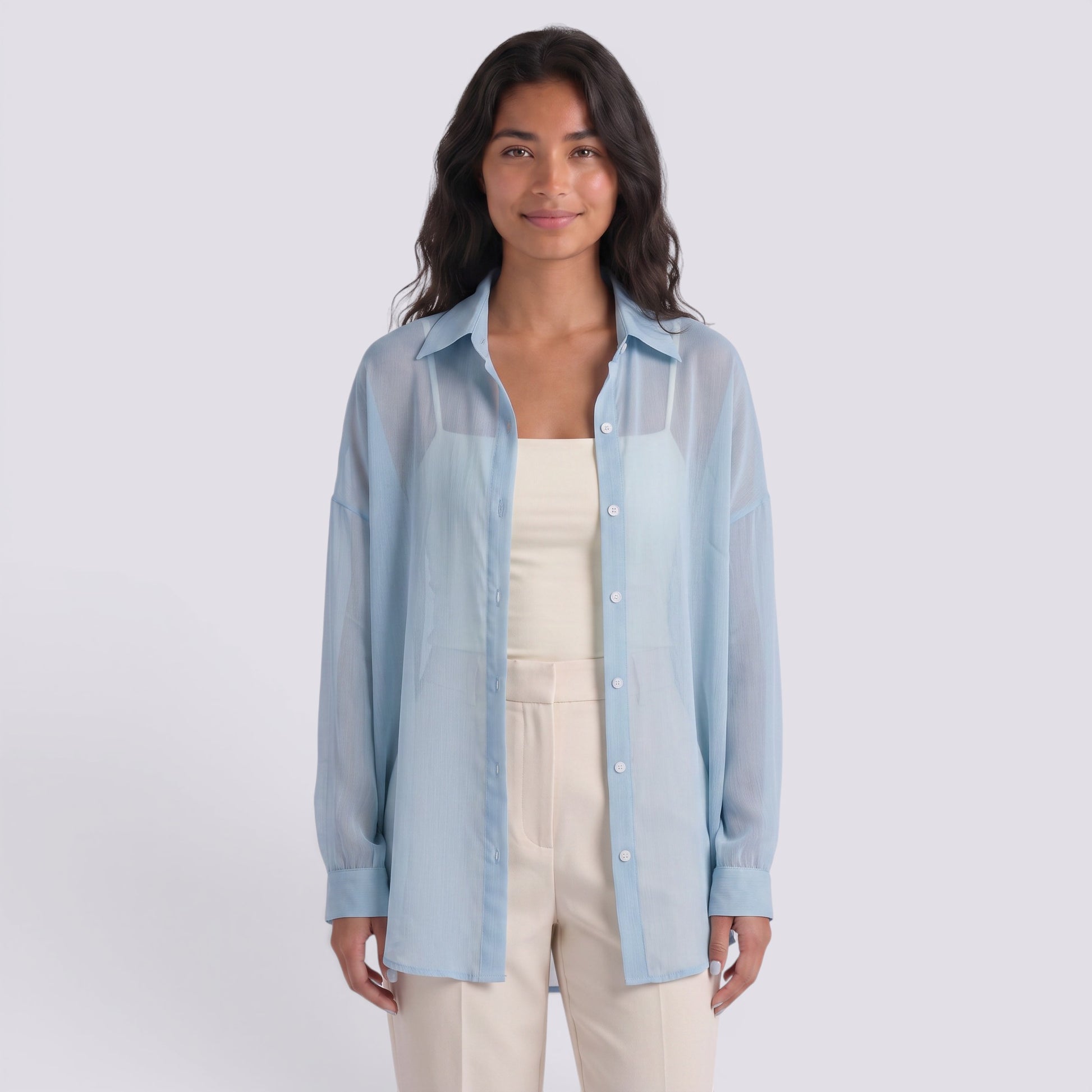 Chaqueta Mujer Ligera para Verano Efecto Perlado