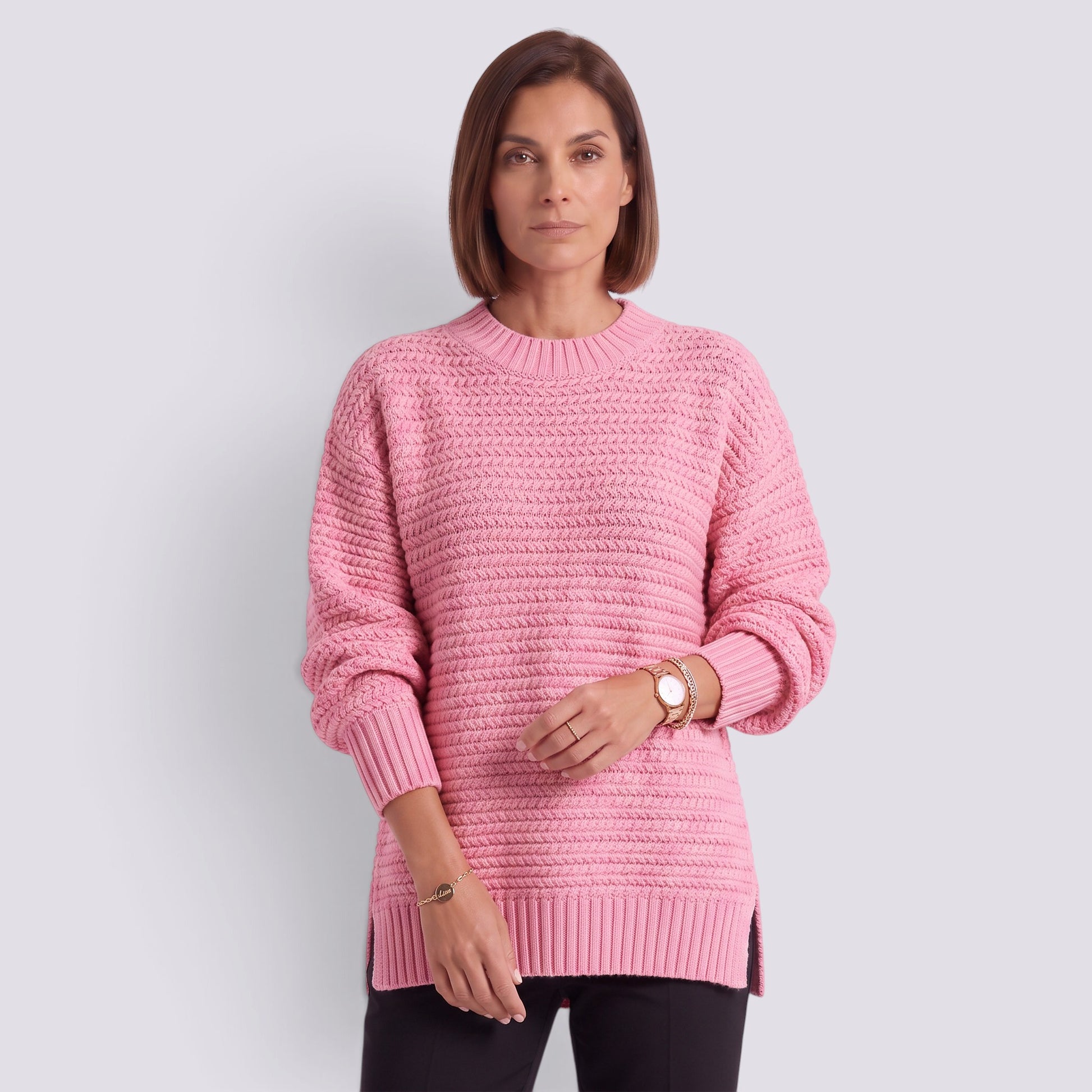 Jersey Mujer de Punto Cuello Alto