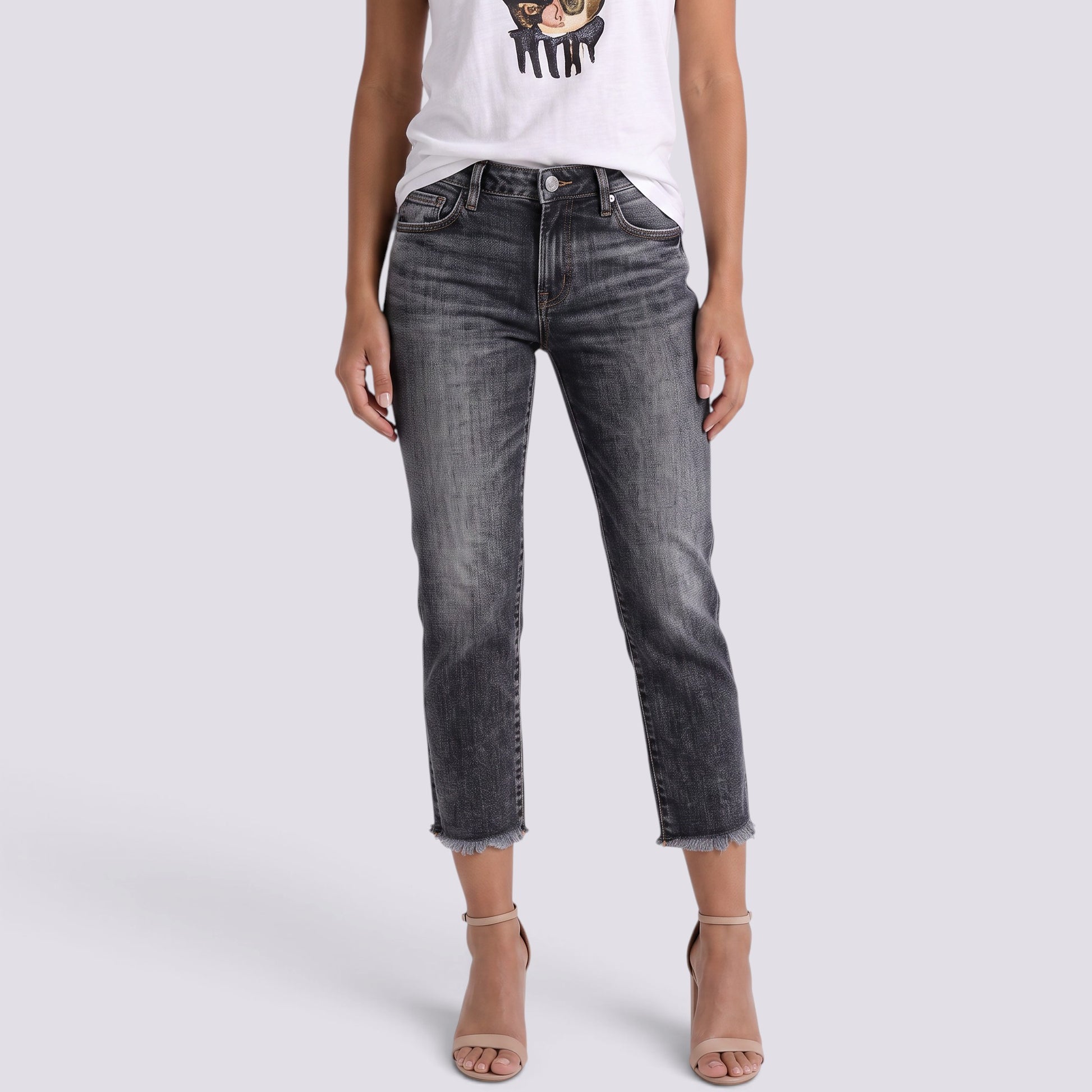 Pantalón Vaquero Mujer Slim Cintura Alta