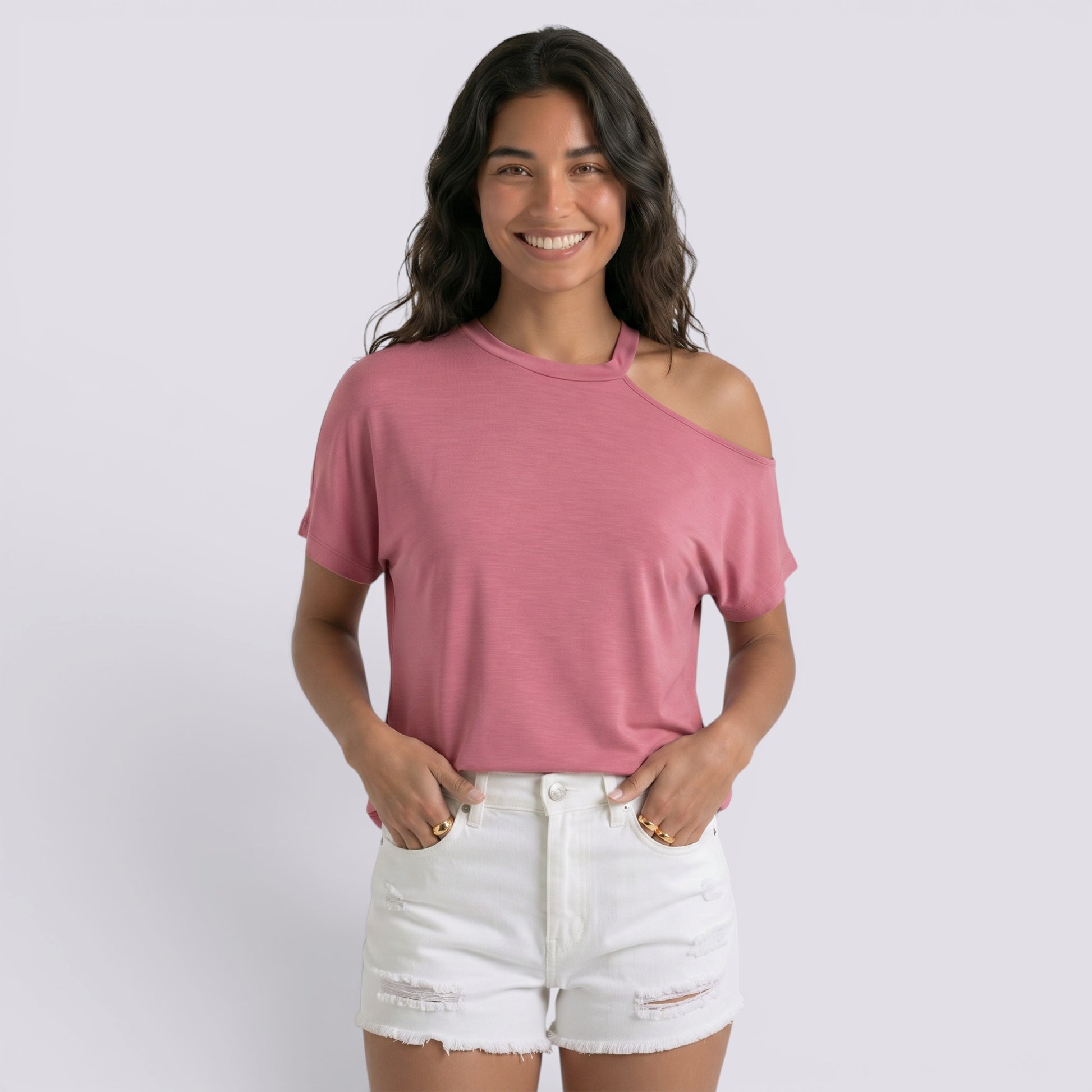 Camiseta Mujer Manga Larga Holgada