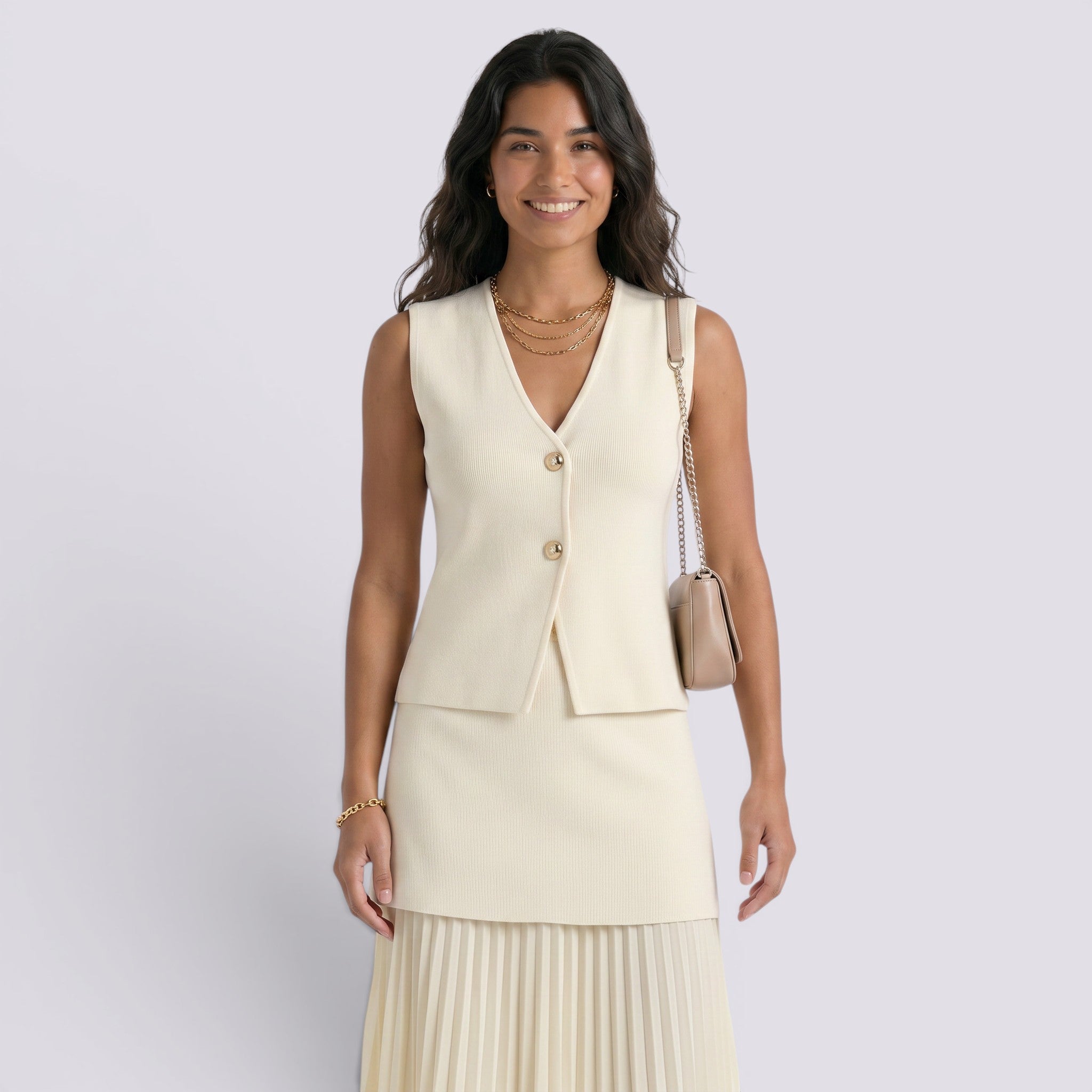 Top de Punto Mujer Elegante