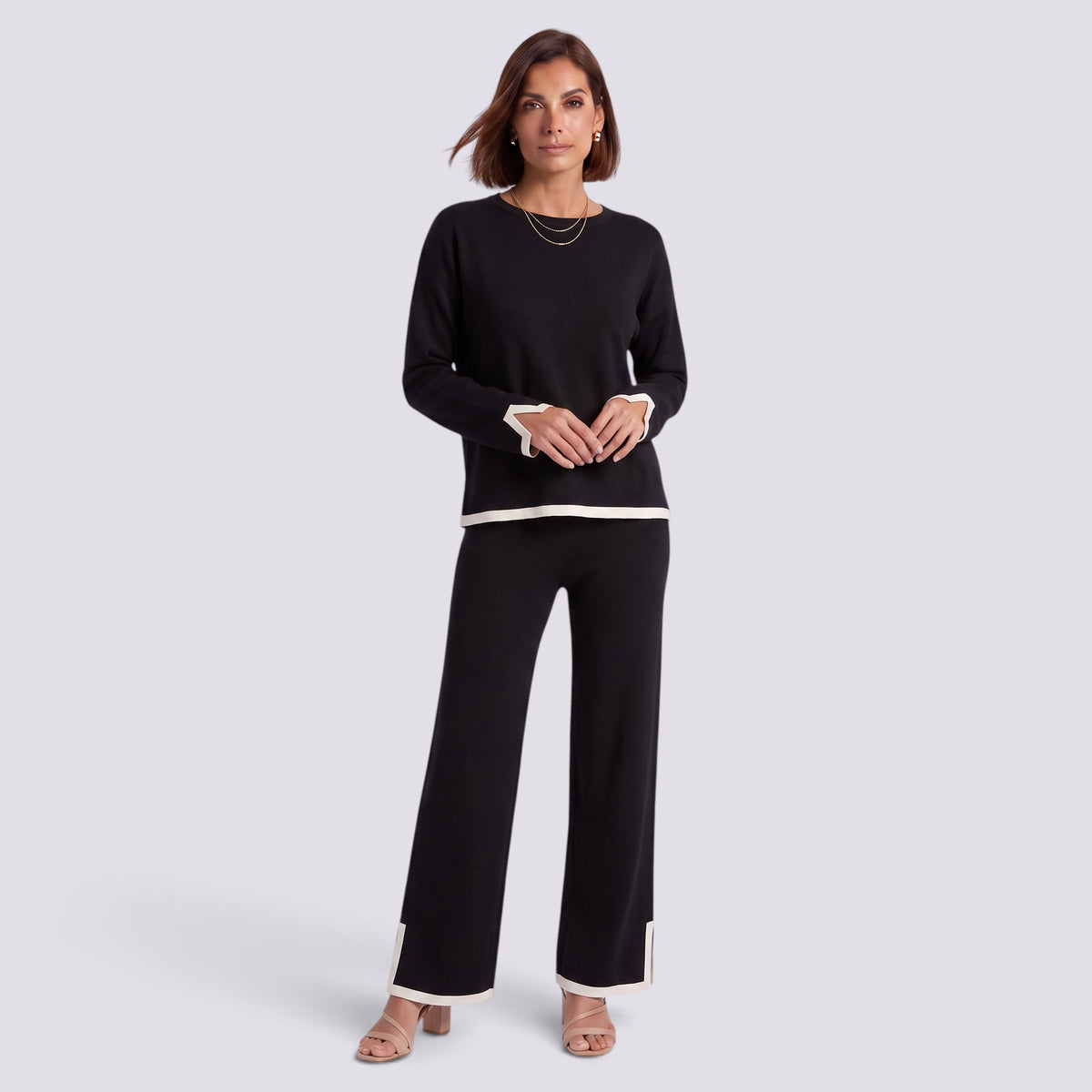 Conjunto Mujer Dos Piezas de Punto