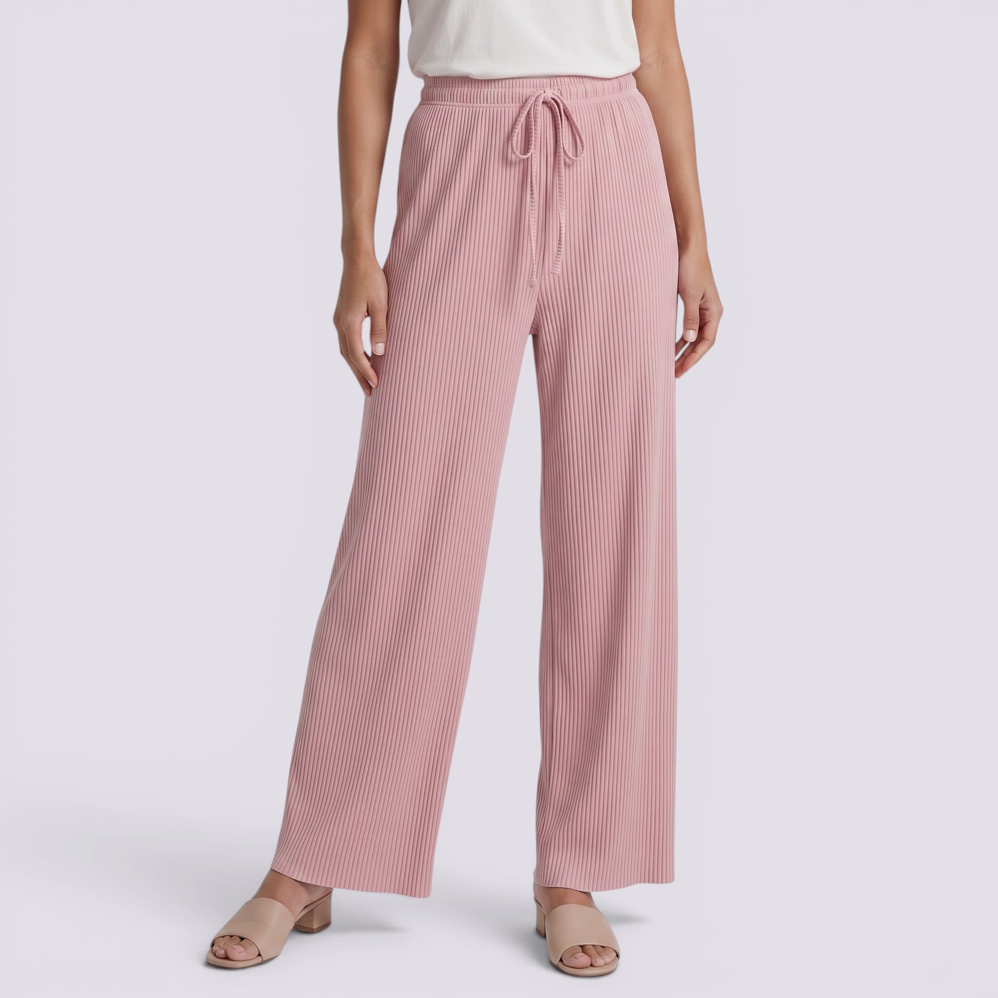 Pantalón Palazzo Mujer Verano Fluido Verano