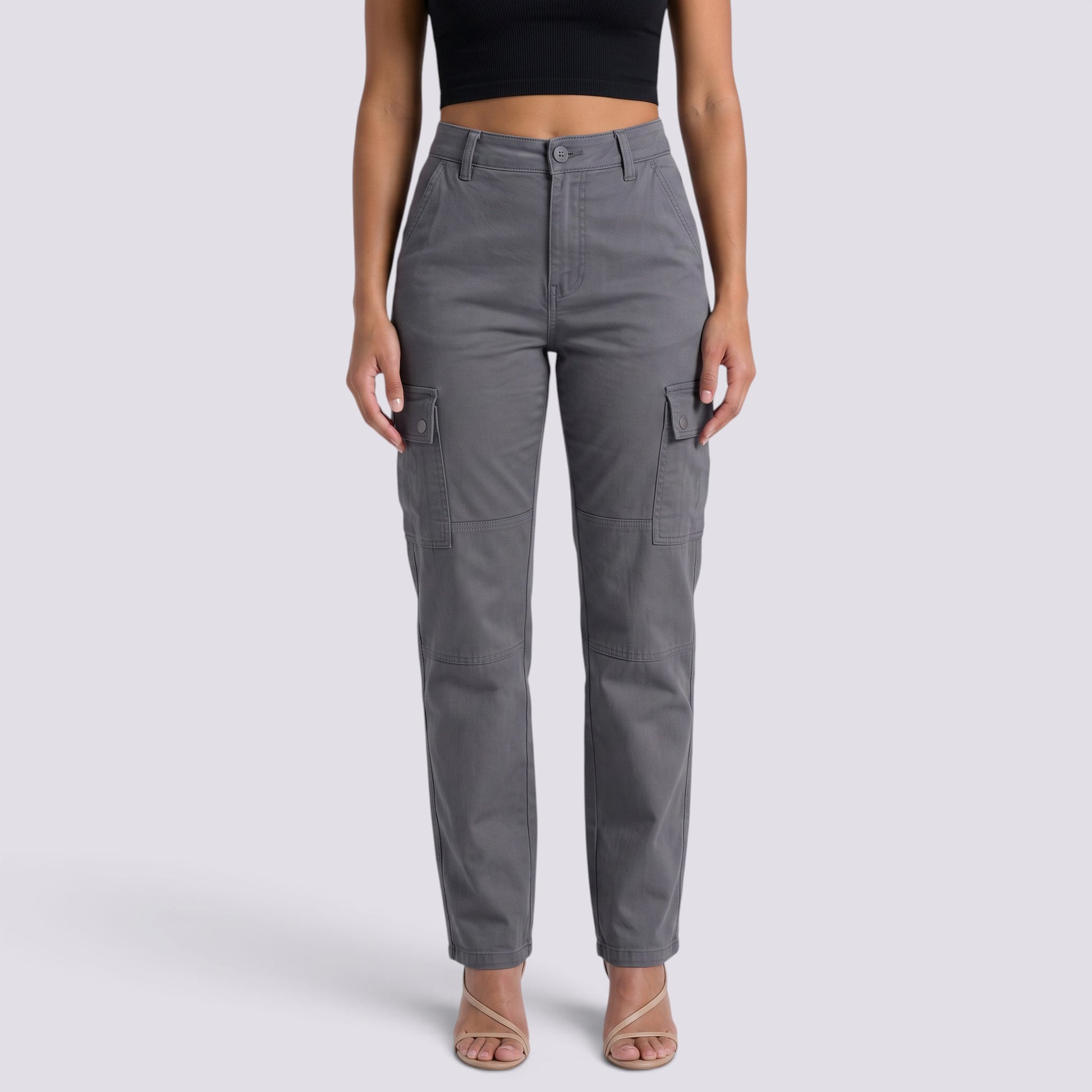 Pantalón Cargo Mujer Tiro Alto
