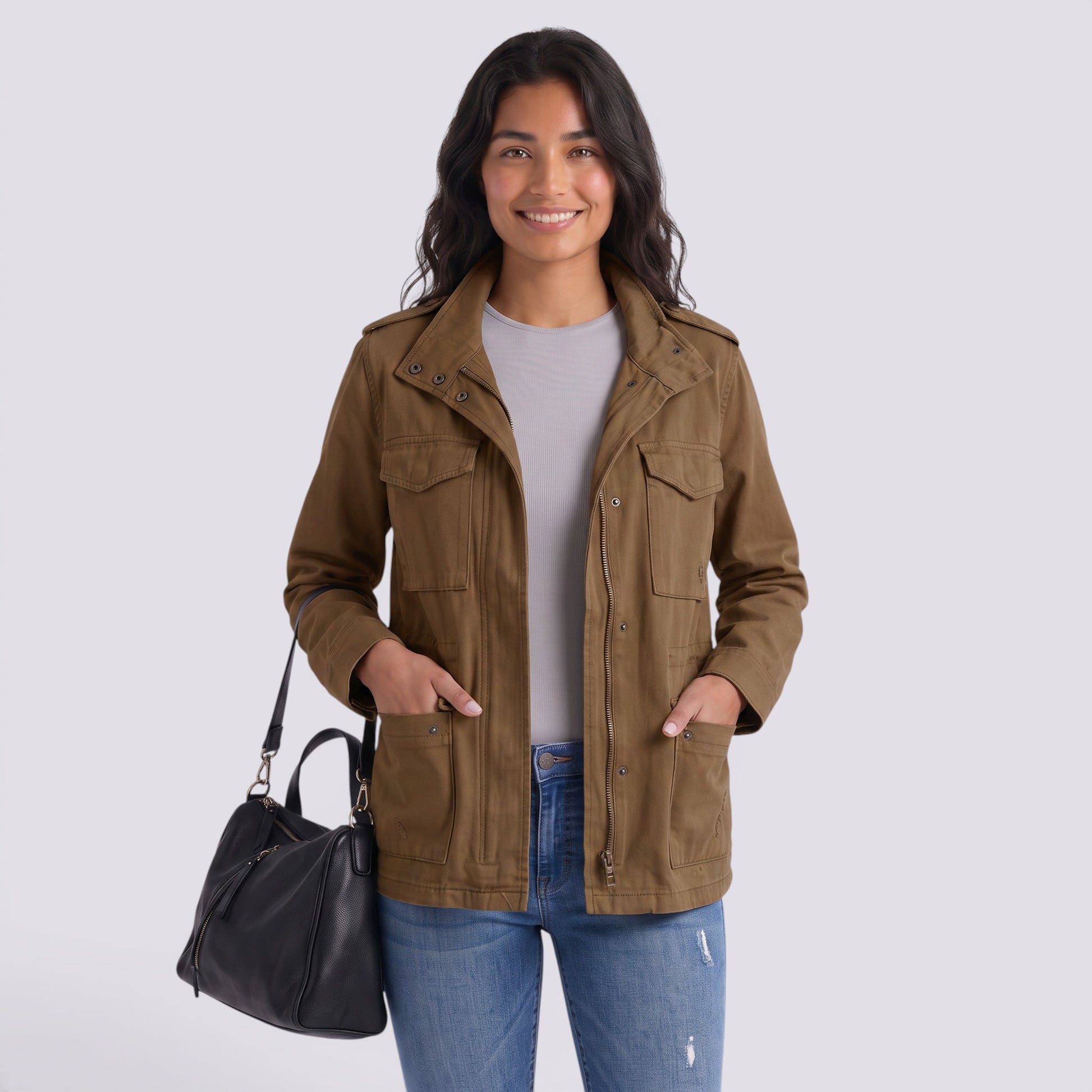 Chaqueta Mujer Utility de Entretiempo