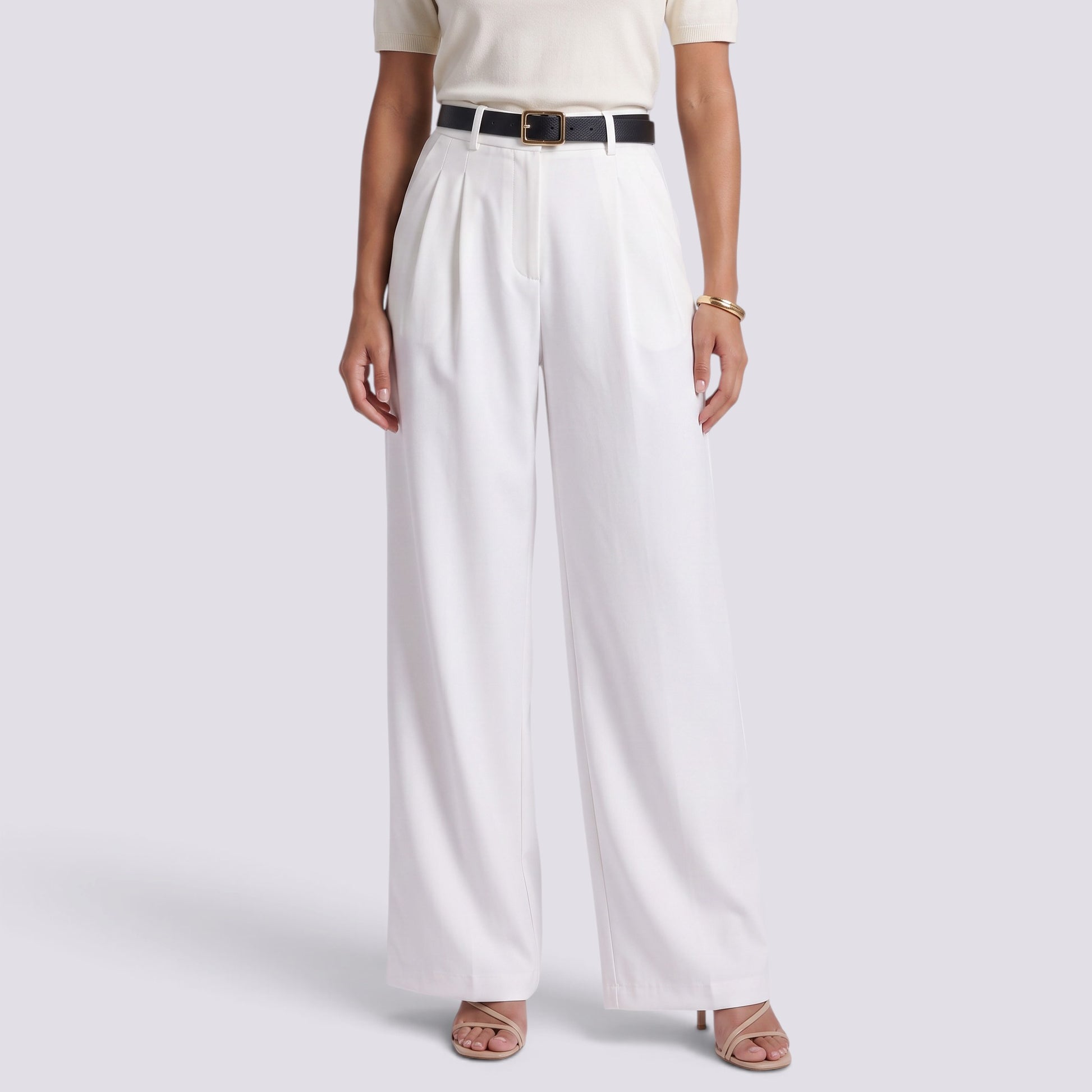 Pantalón Recto Mujer Cintura Alta