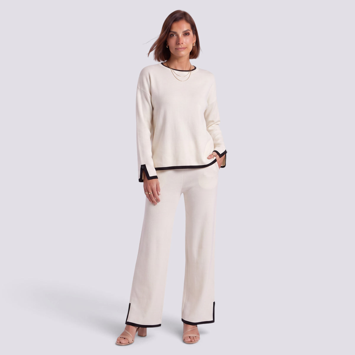 Conjunto Mujer Dos Piezas de Punto