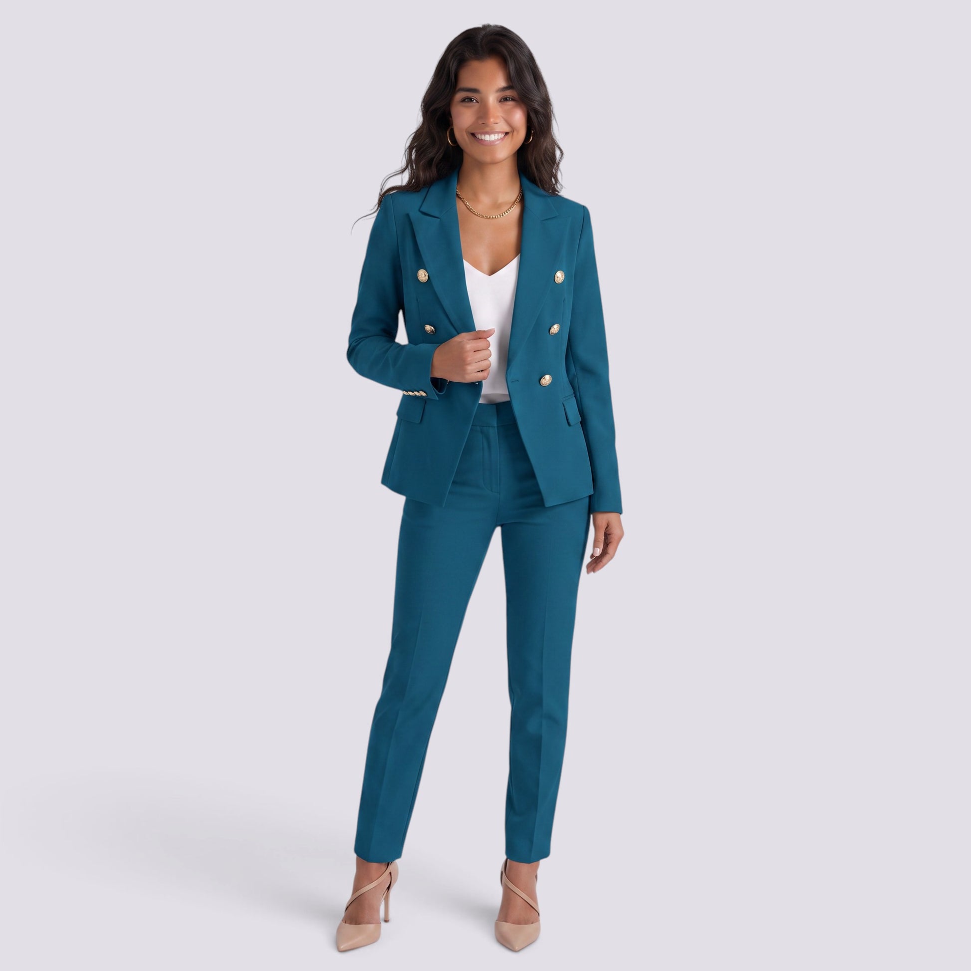 Conjunto Blazer Pantalón Mujer Entallado
