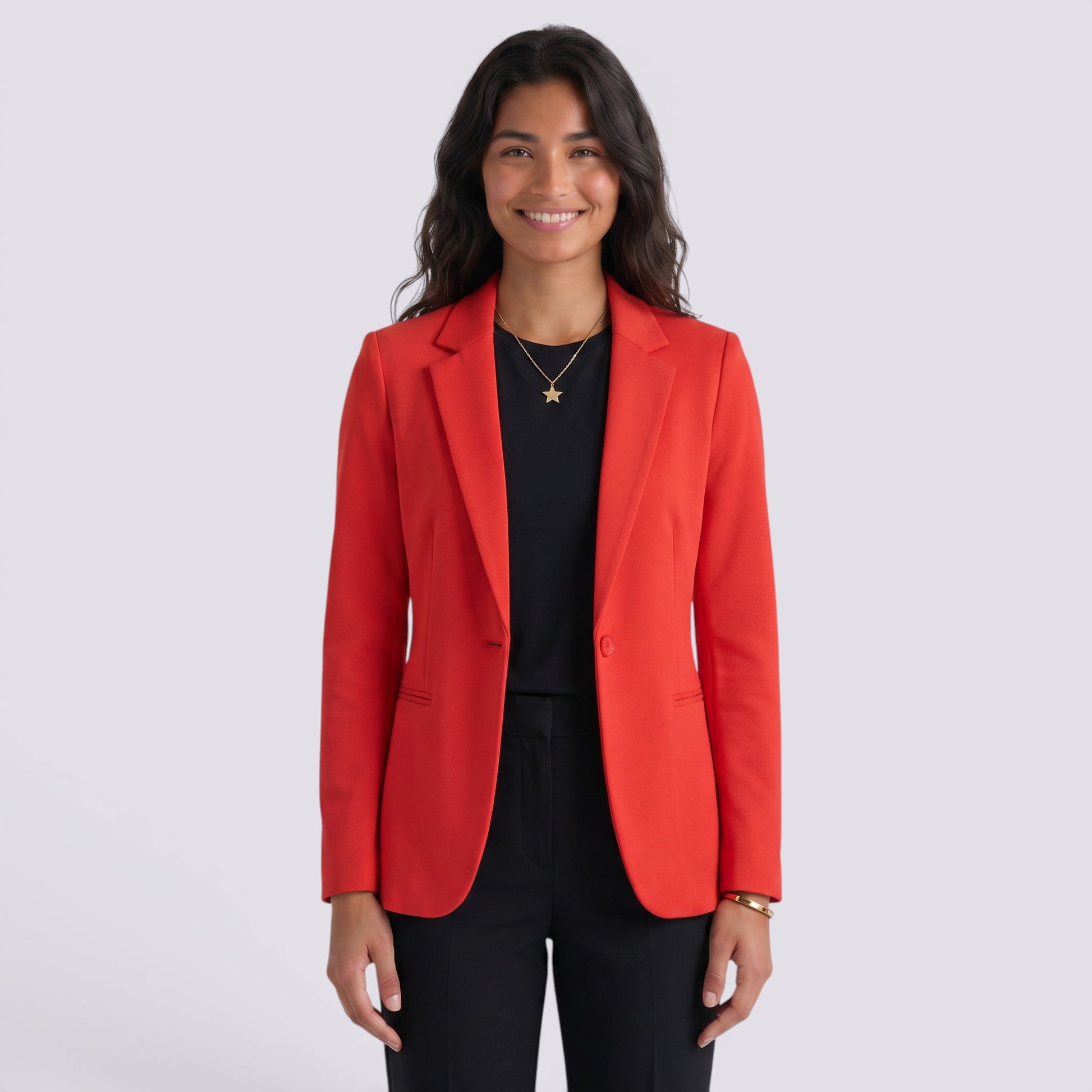Blazer Mujer Entallado Elegante Americana