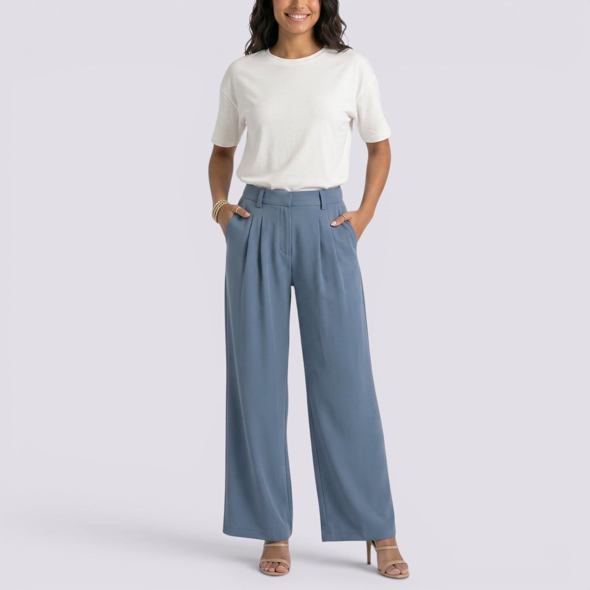Pantalones Palazzo Mujer Elegantes