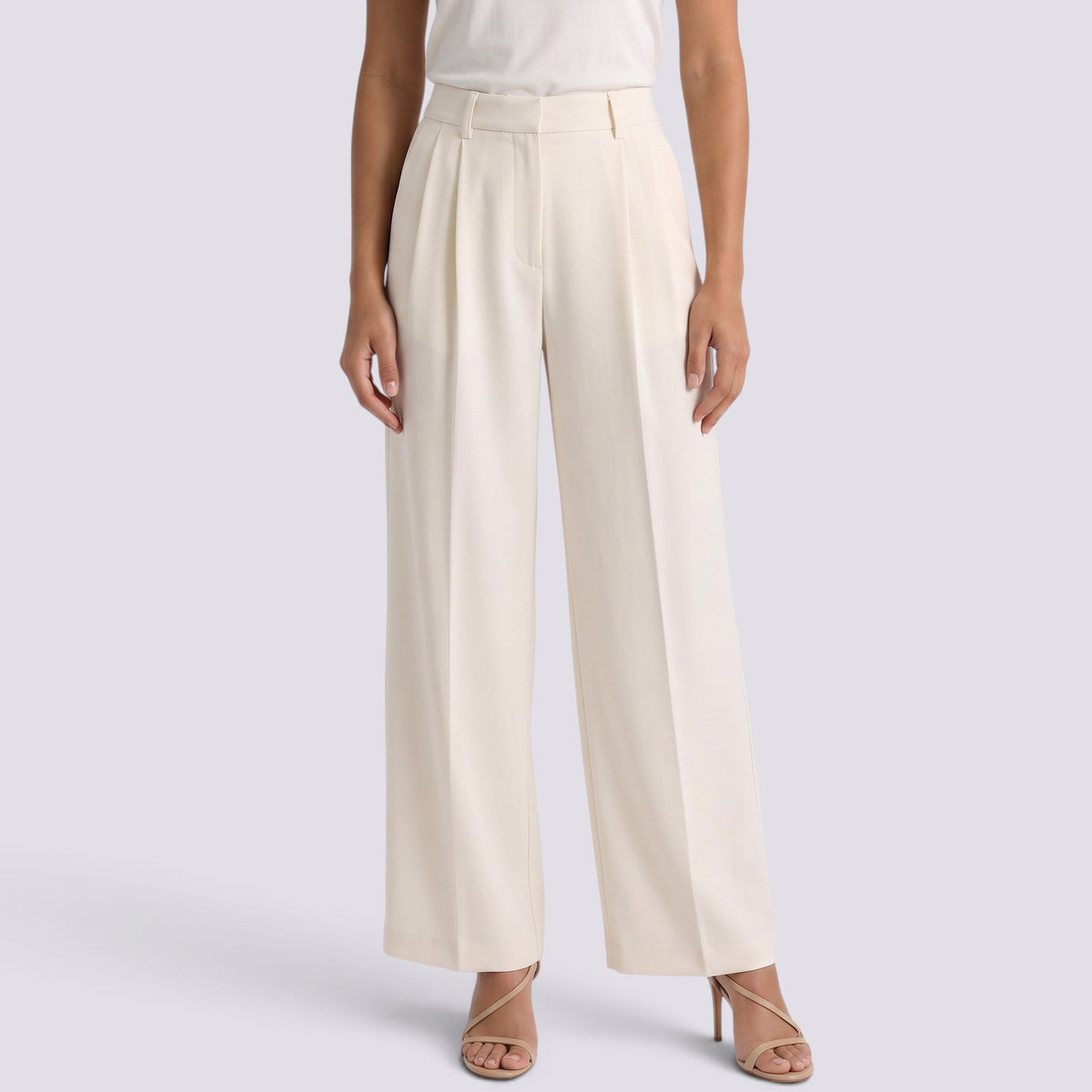 Pantalón Palazzo Mujer Cintura Alta