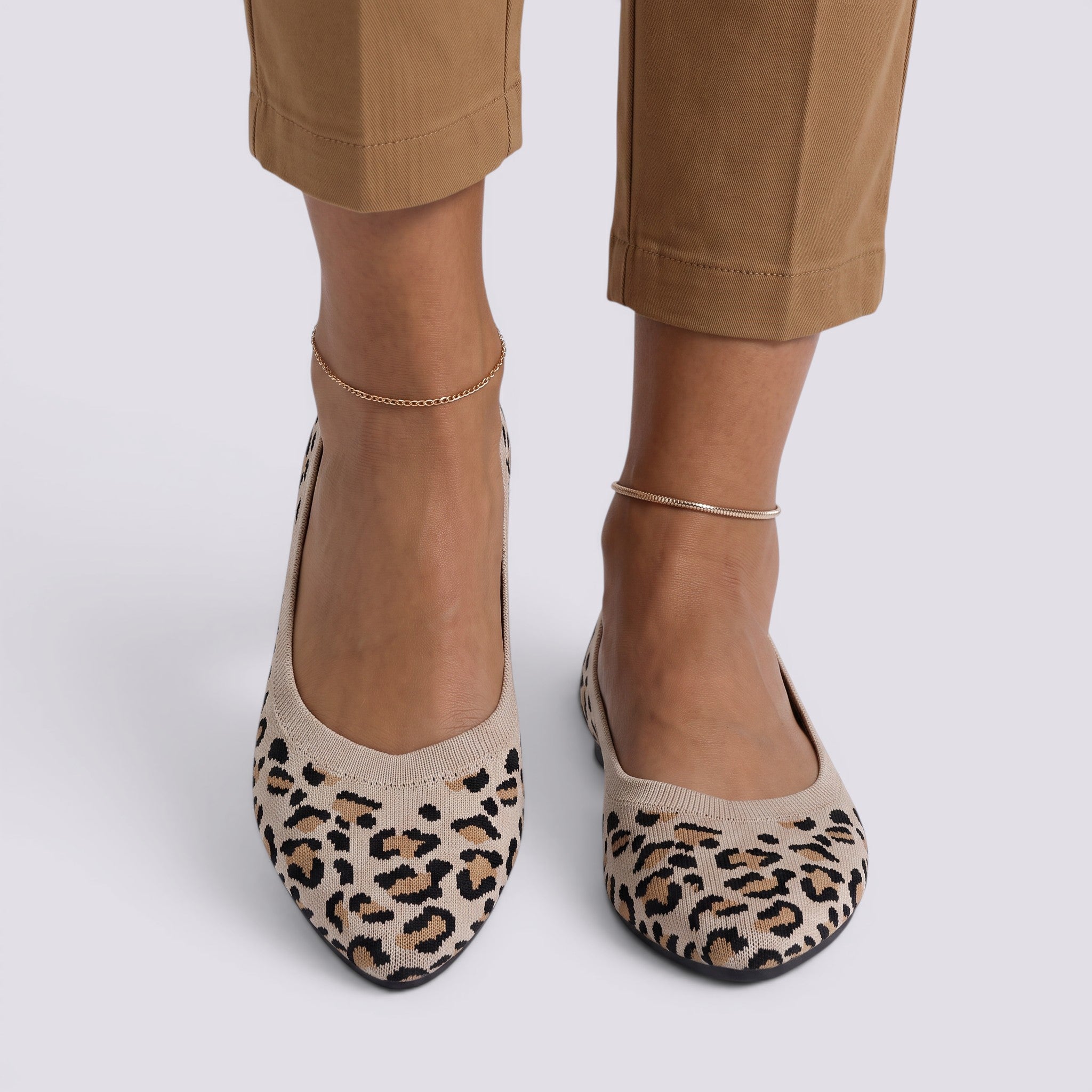 Bailarinas Mujer Punta Fina Animal Print