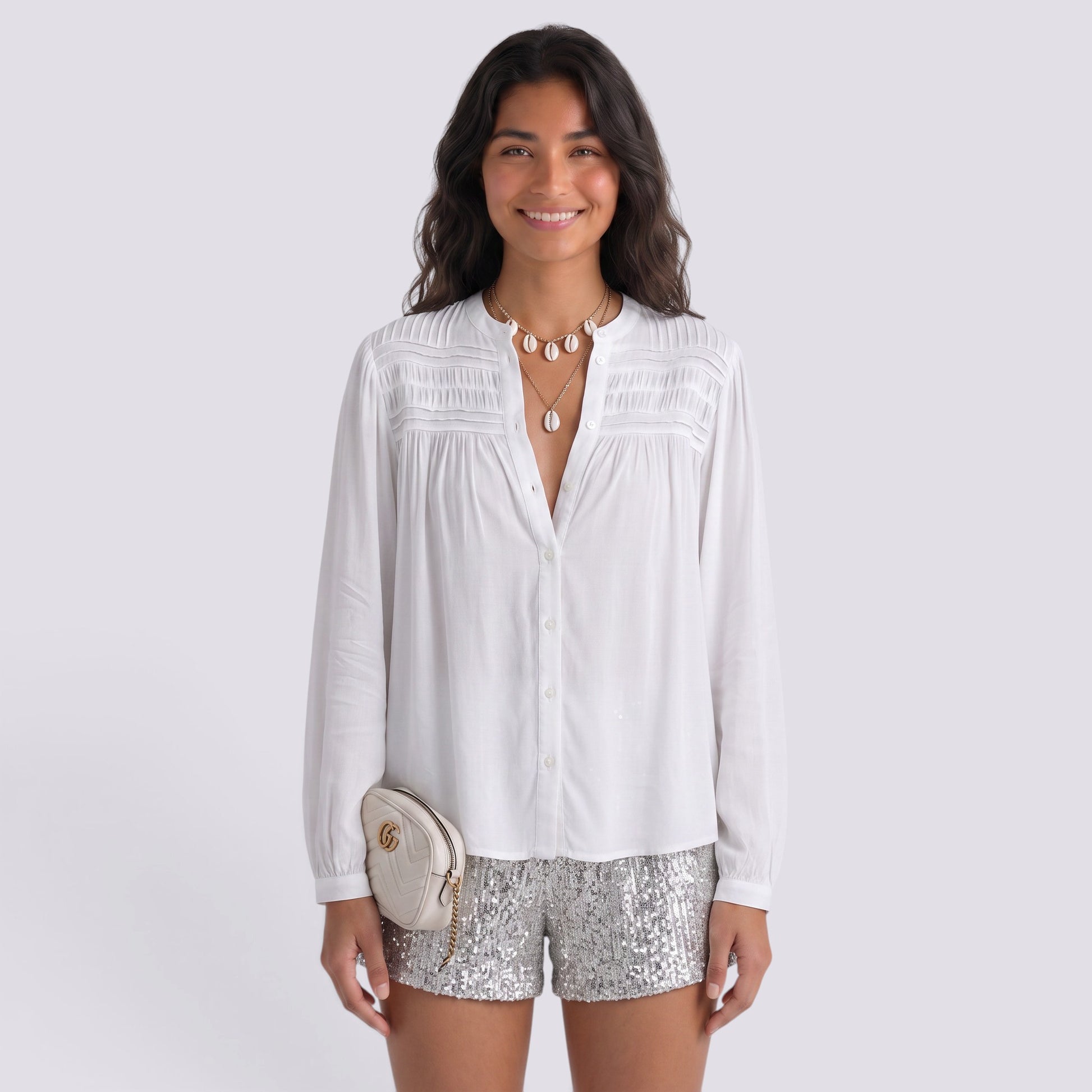 Blusa Lentejuelas Mujer Fiesta
