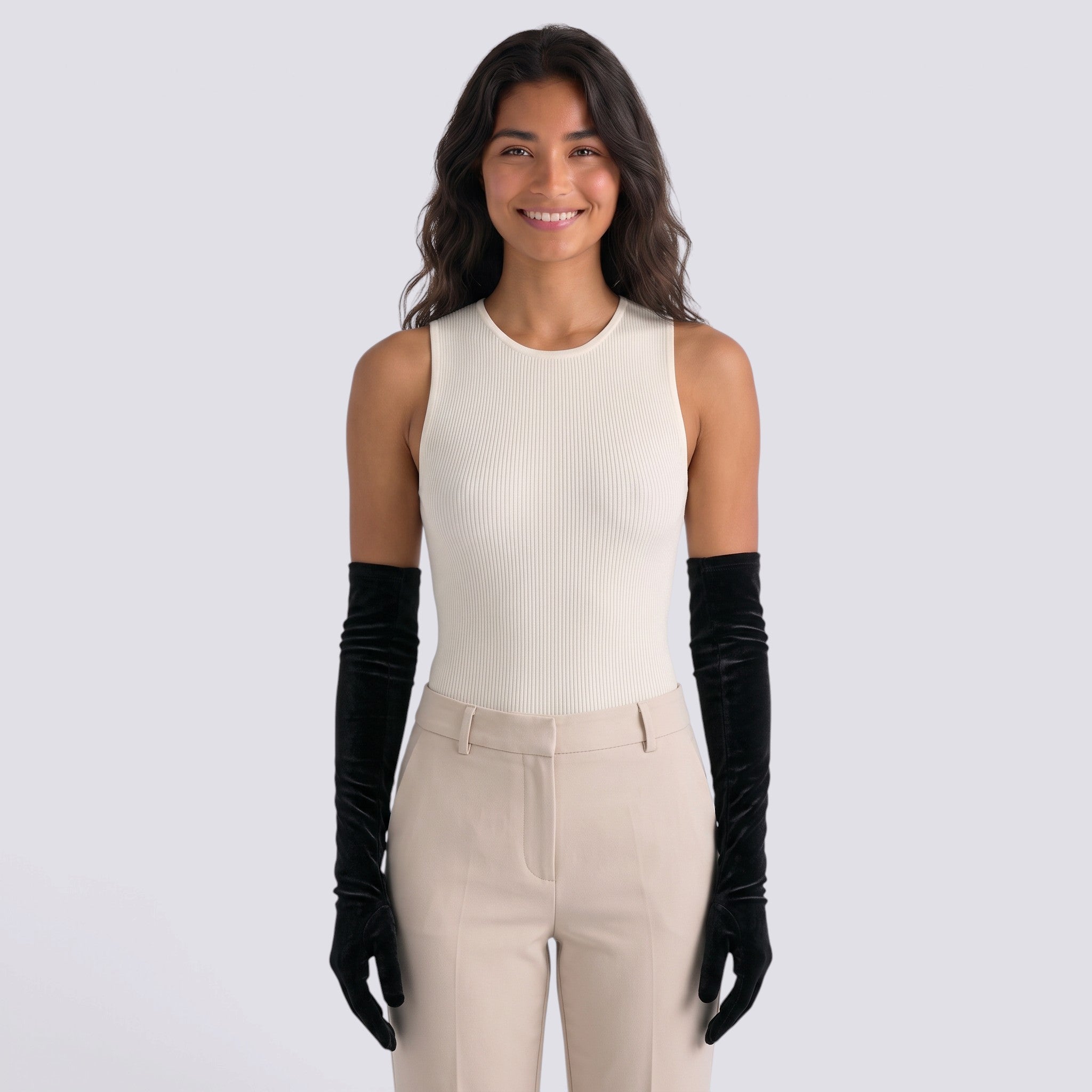 Guantes Mujer Largos de Terciopelo