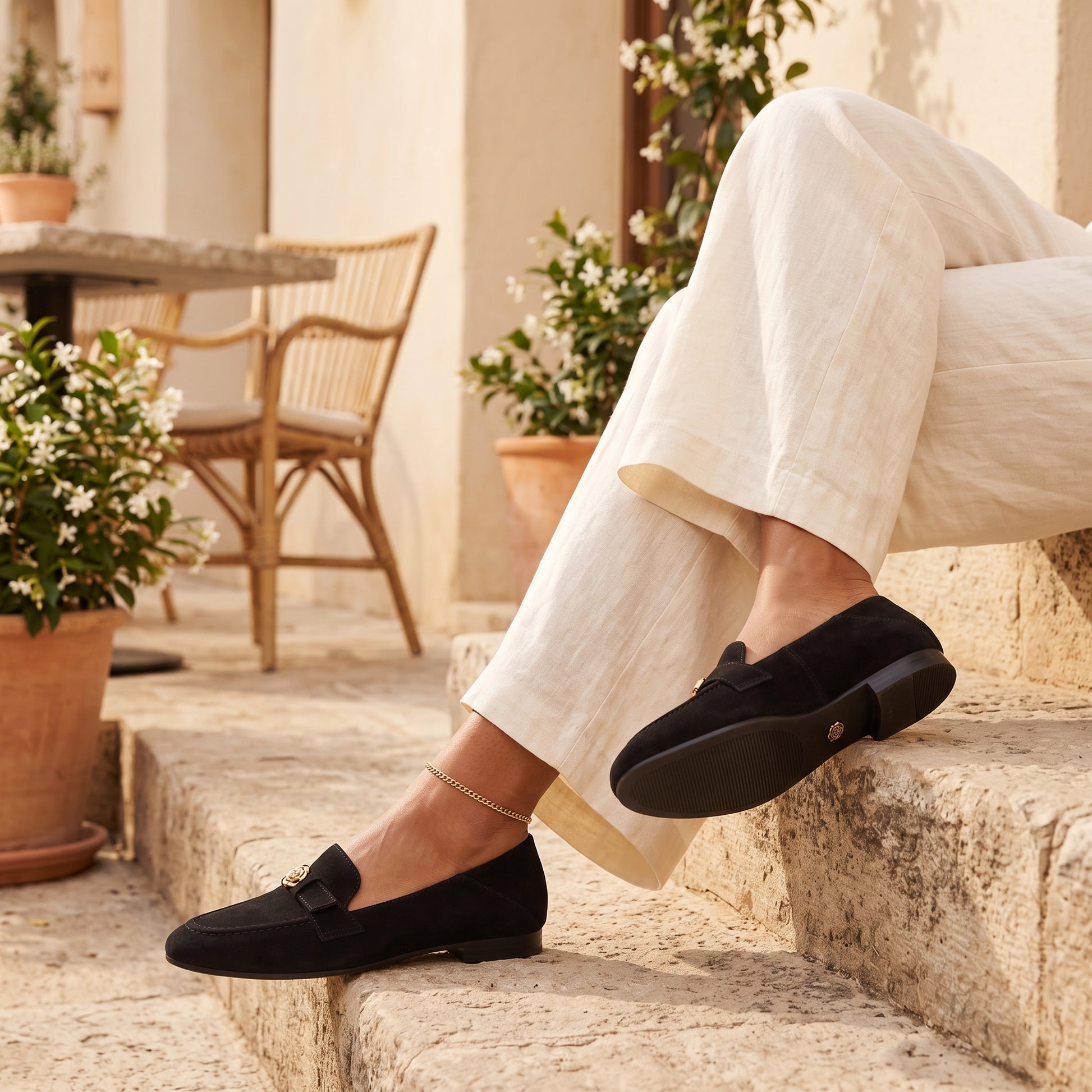Zapatos Mujer Mocasines Tacón Bajo Elegantes