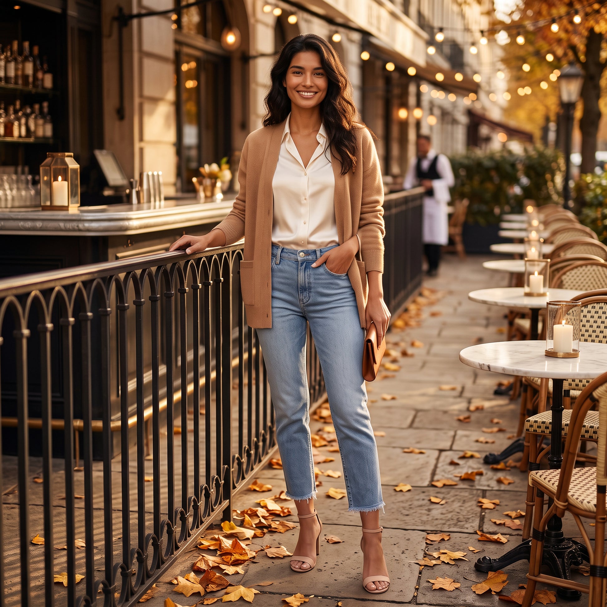 Pantalón Vaquero Mujer Slim Cintura Alta