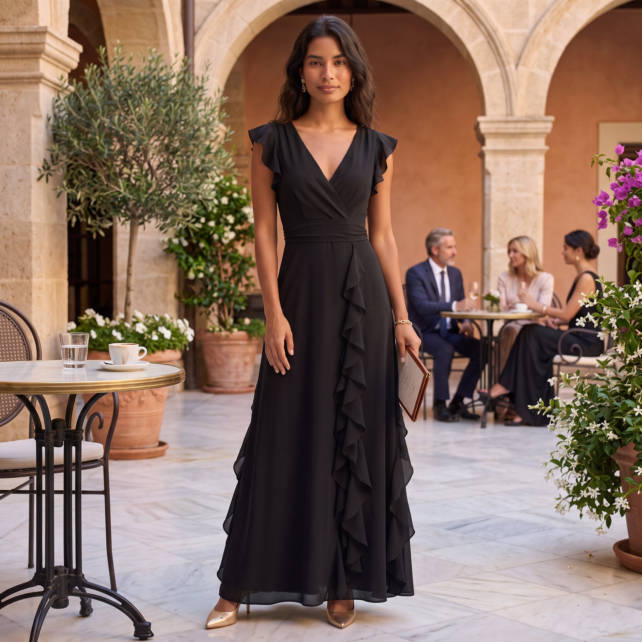 Vestido Largo Fiesta Mujer