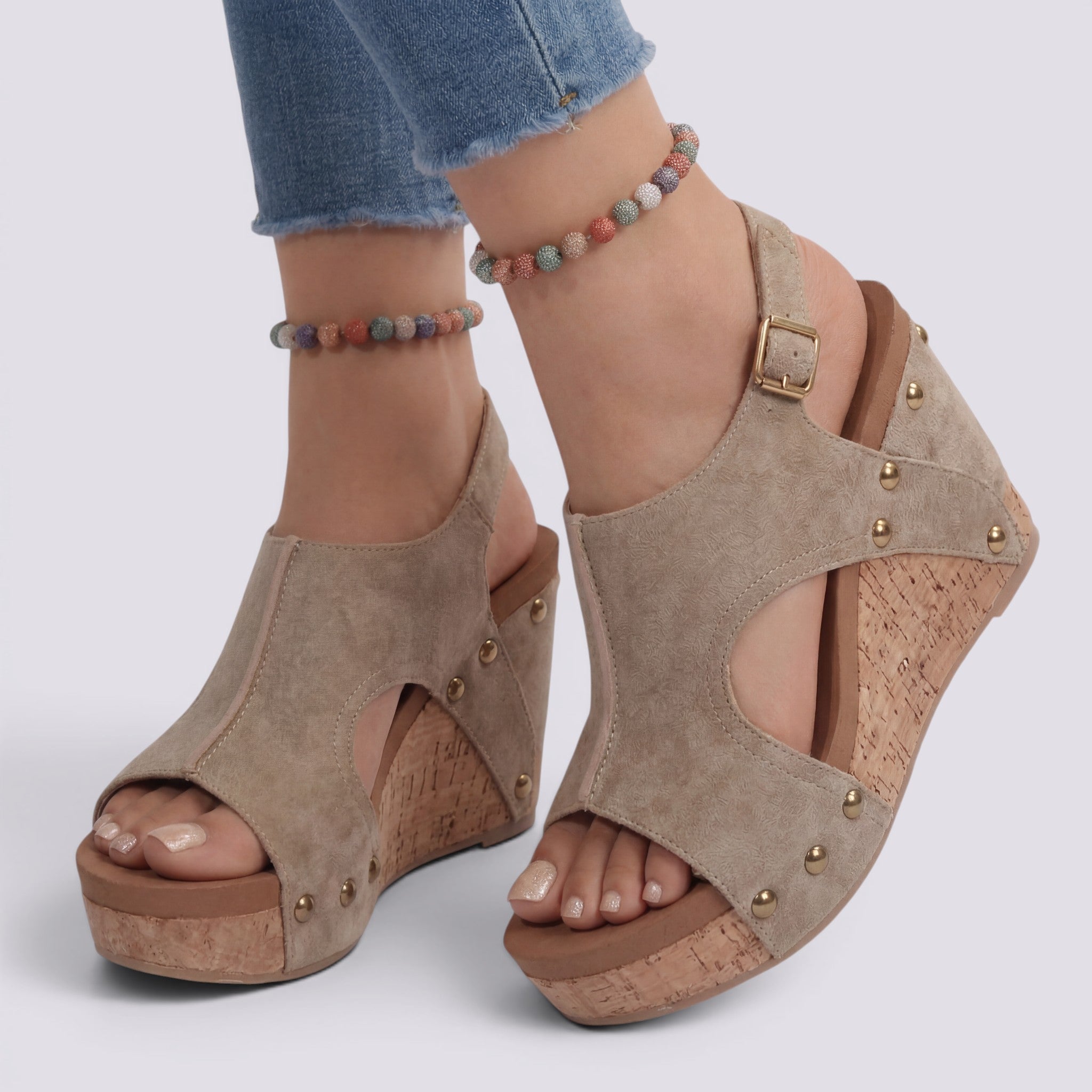 Sandalias Cuña Mujer Verano