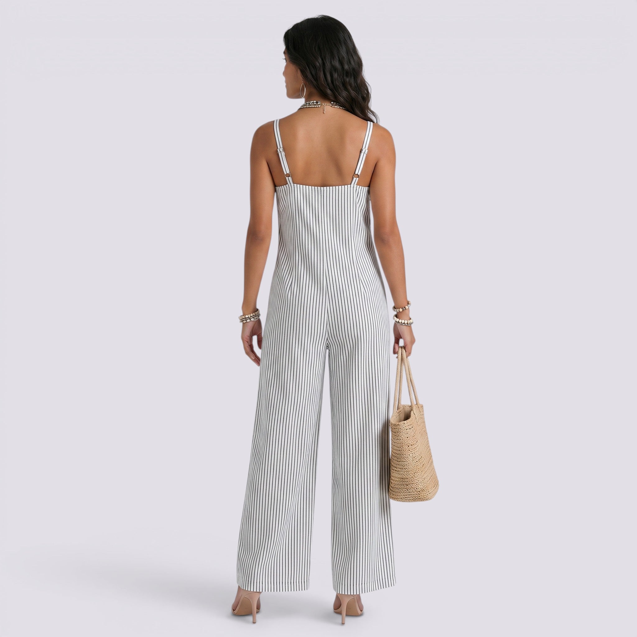 Vestido Largo Tirantes Mujer Rayas Verano
