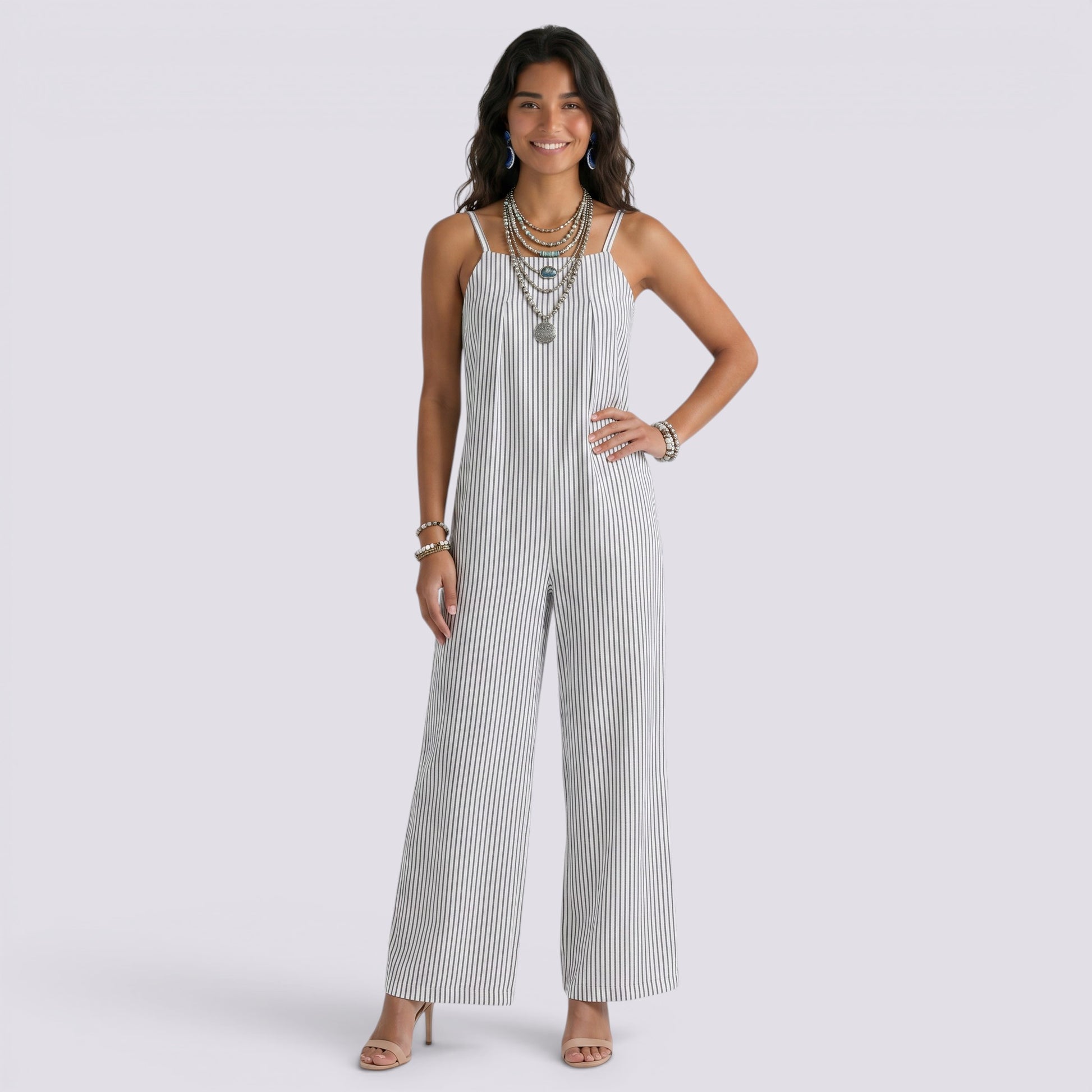 Vestido Largo Tirantes Mujer Rayas Verano