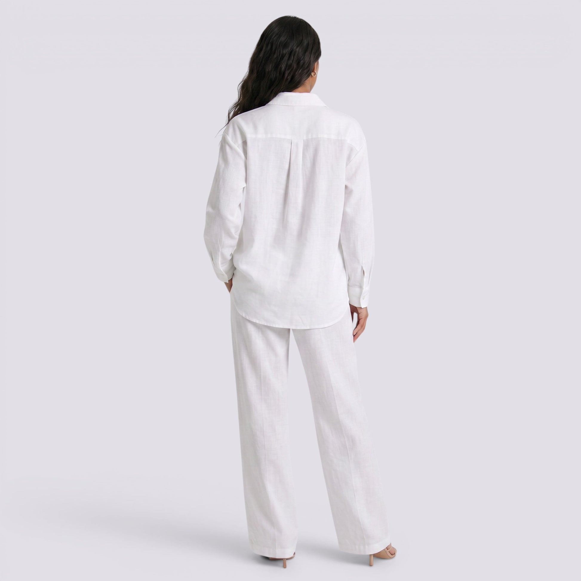 Conjunto Camisa y Pantalón Holgado Mujer